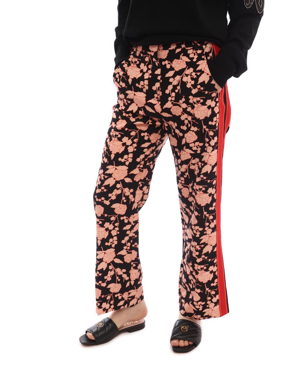 PINKO Черные прямые брюки, фото 4