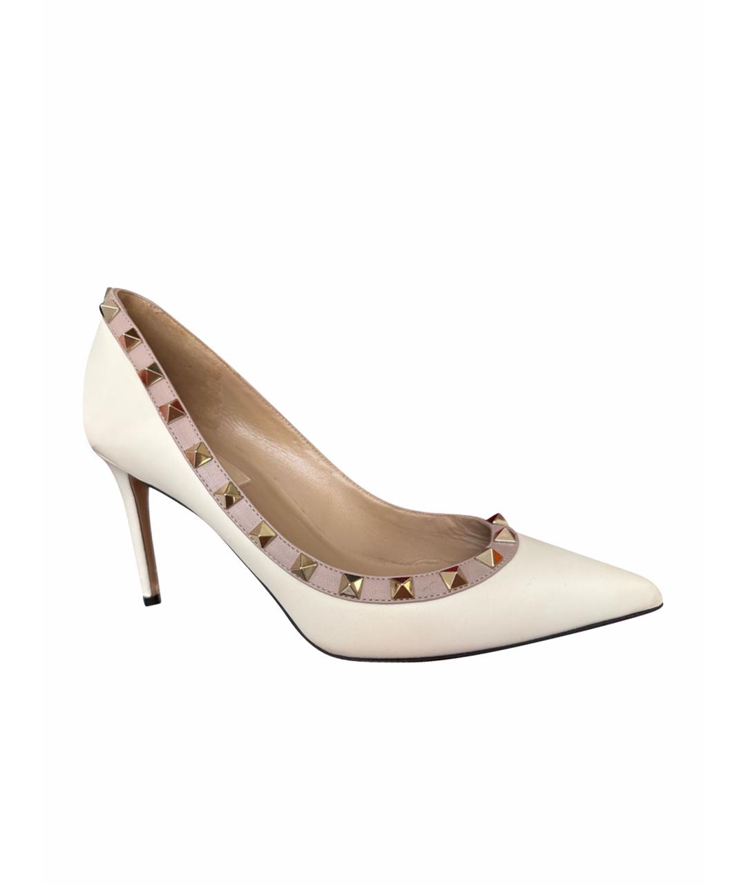 VALENTINO Белые кожаные туфли, фото 1