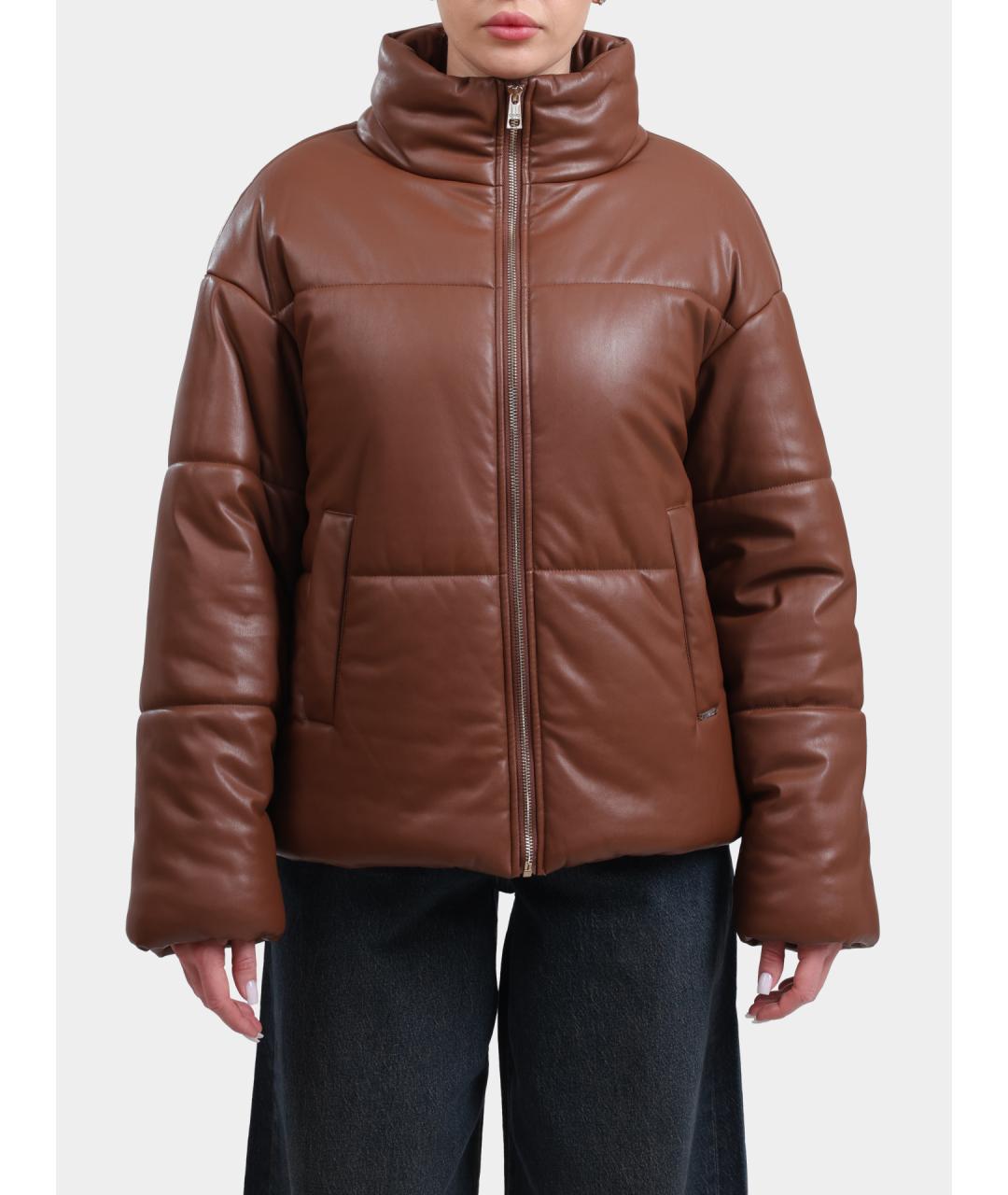 LIU JO Коричневый пуховик, фото 6