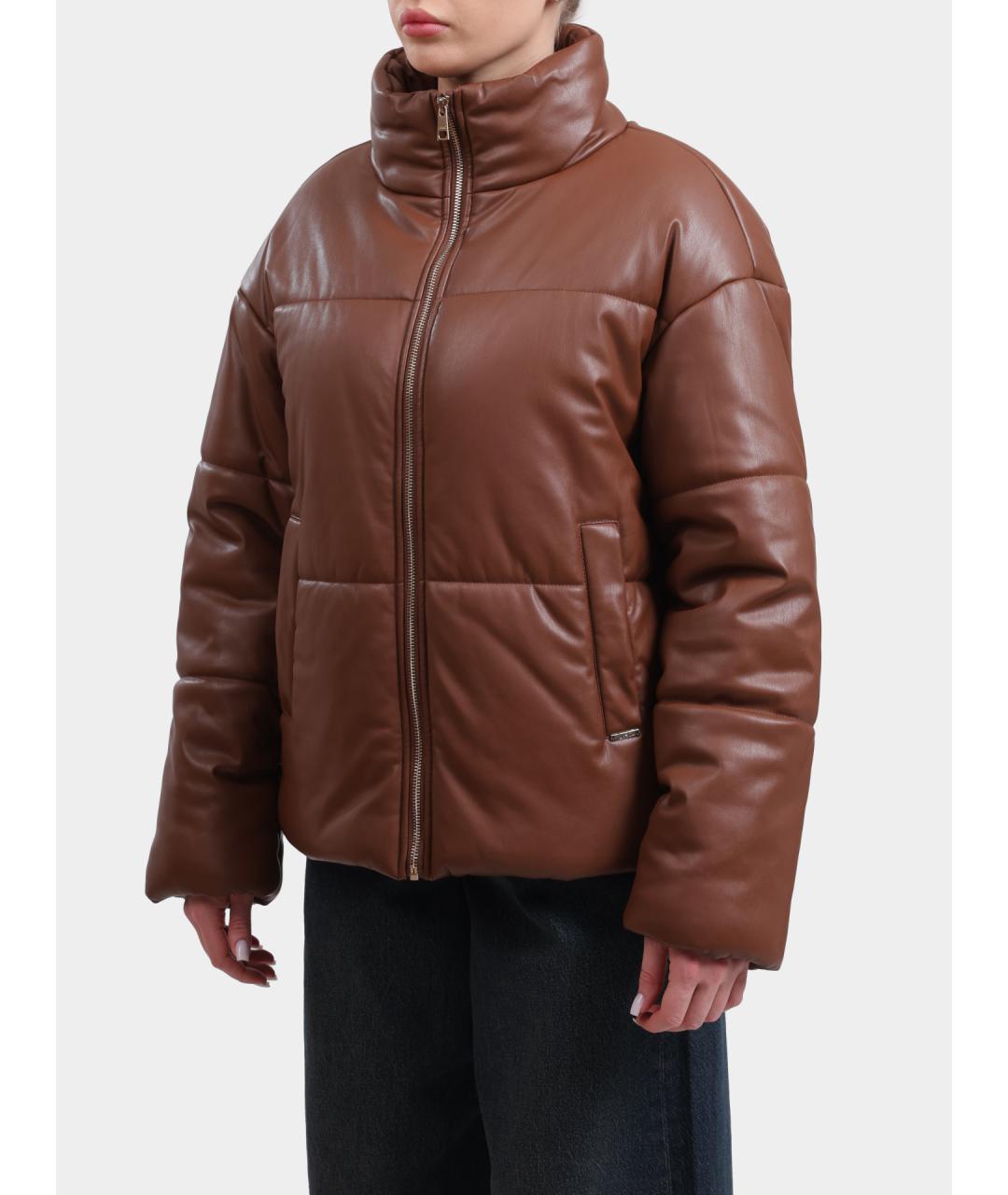 LIU JO Коричневый пуховик, фото 3