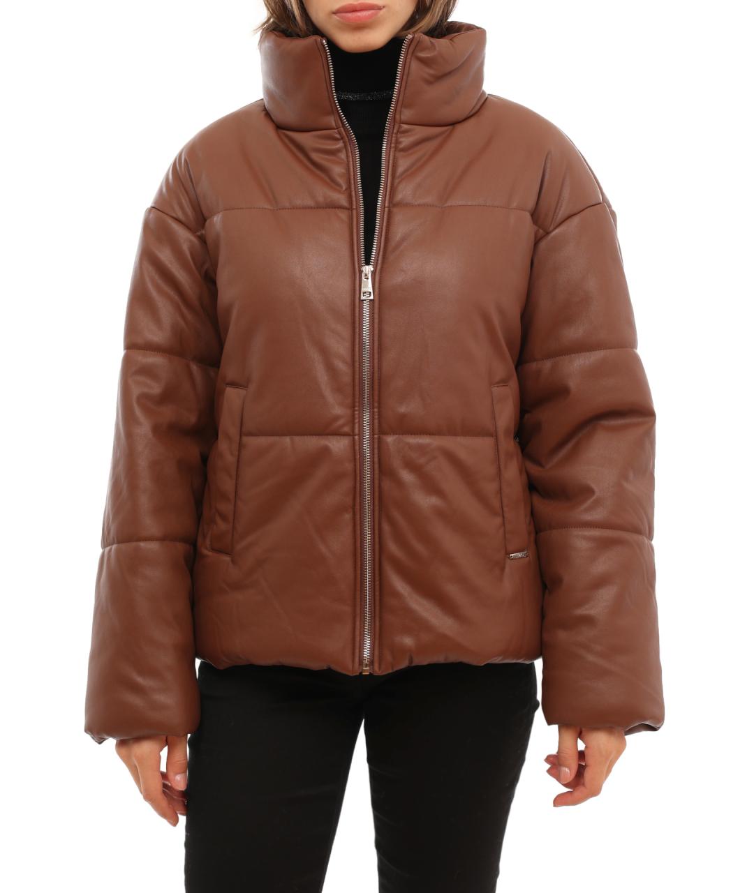 LIU JO Коричневый пуховик, фото 2