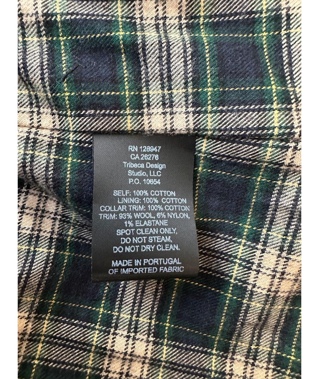 NILI LOTAN Зеленые хлопковое пальто, фото 5