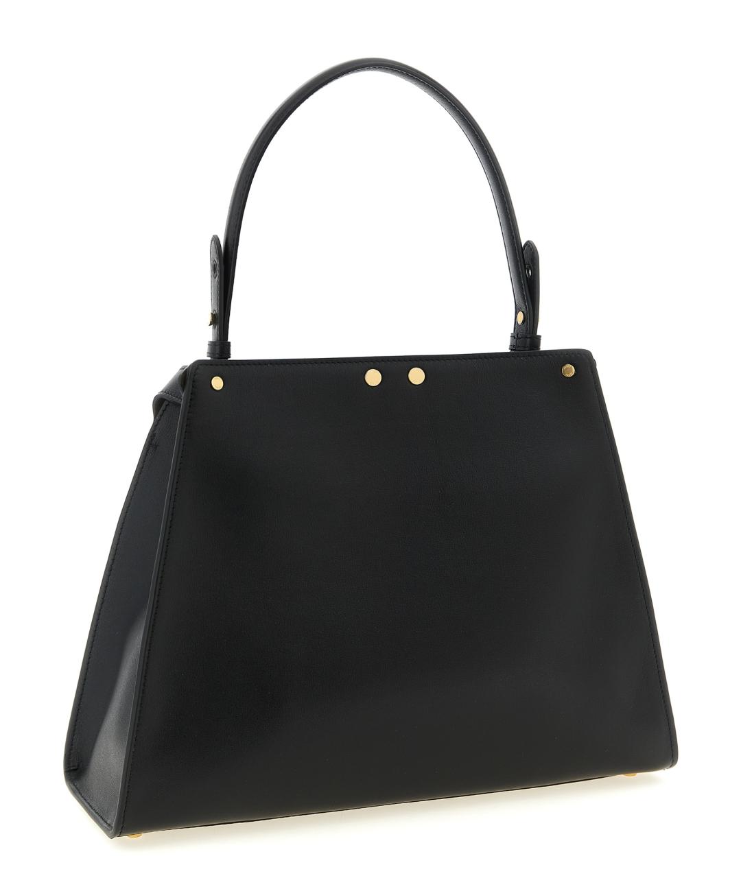 FENDI Черная кожаная сумка тоут, фото 2