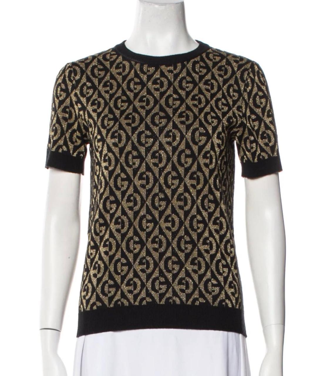 GUCCI Черный хлопковый джемпер / свитер, фото 5