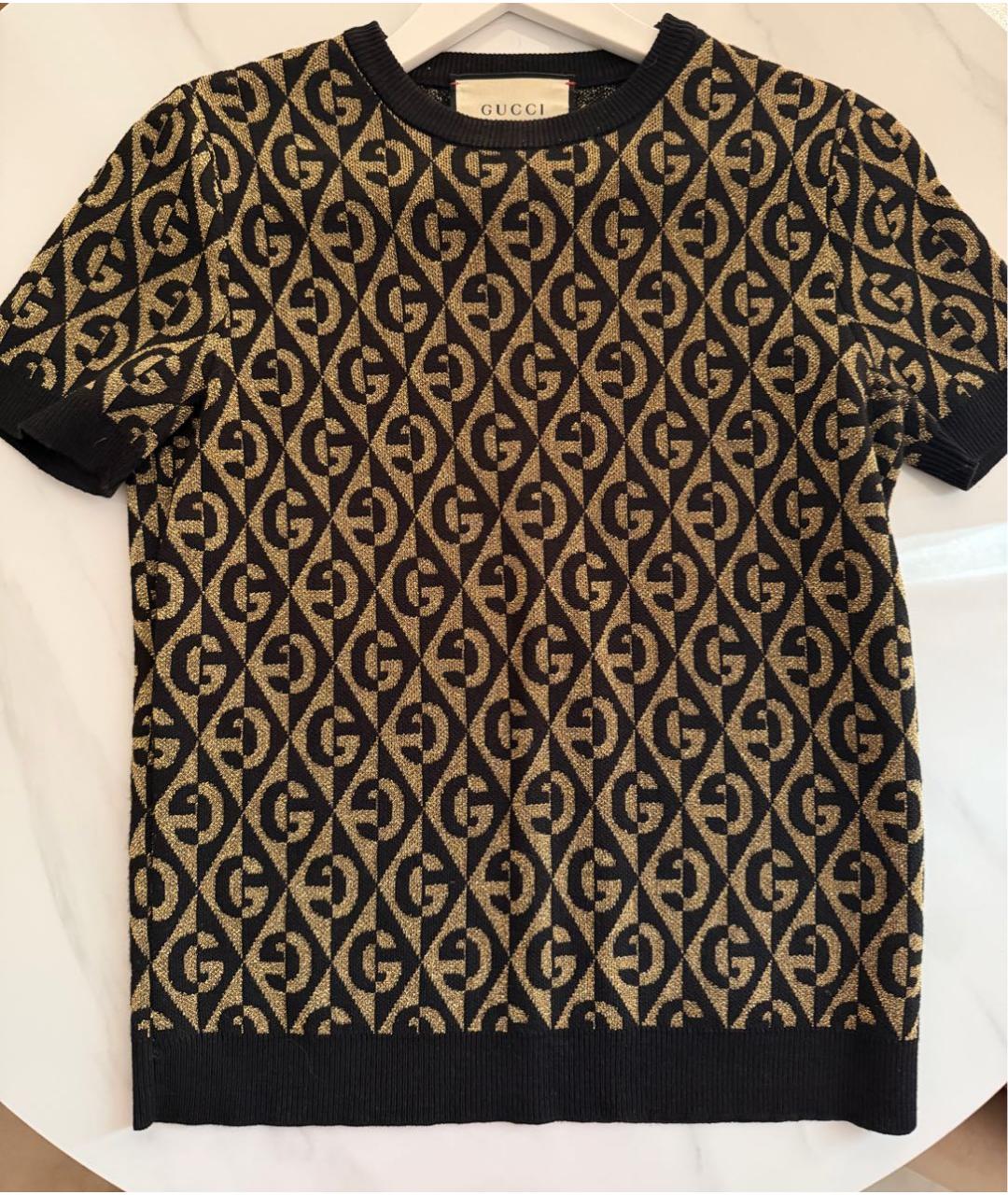 GUCCI Черный хлопковый джемпер / свитер, фото 6