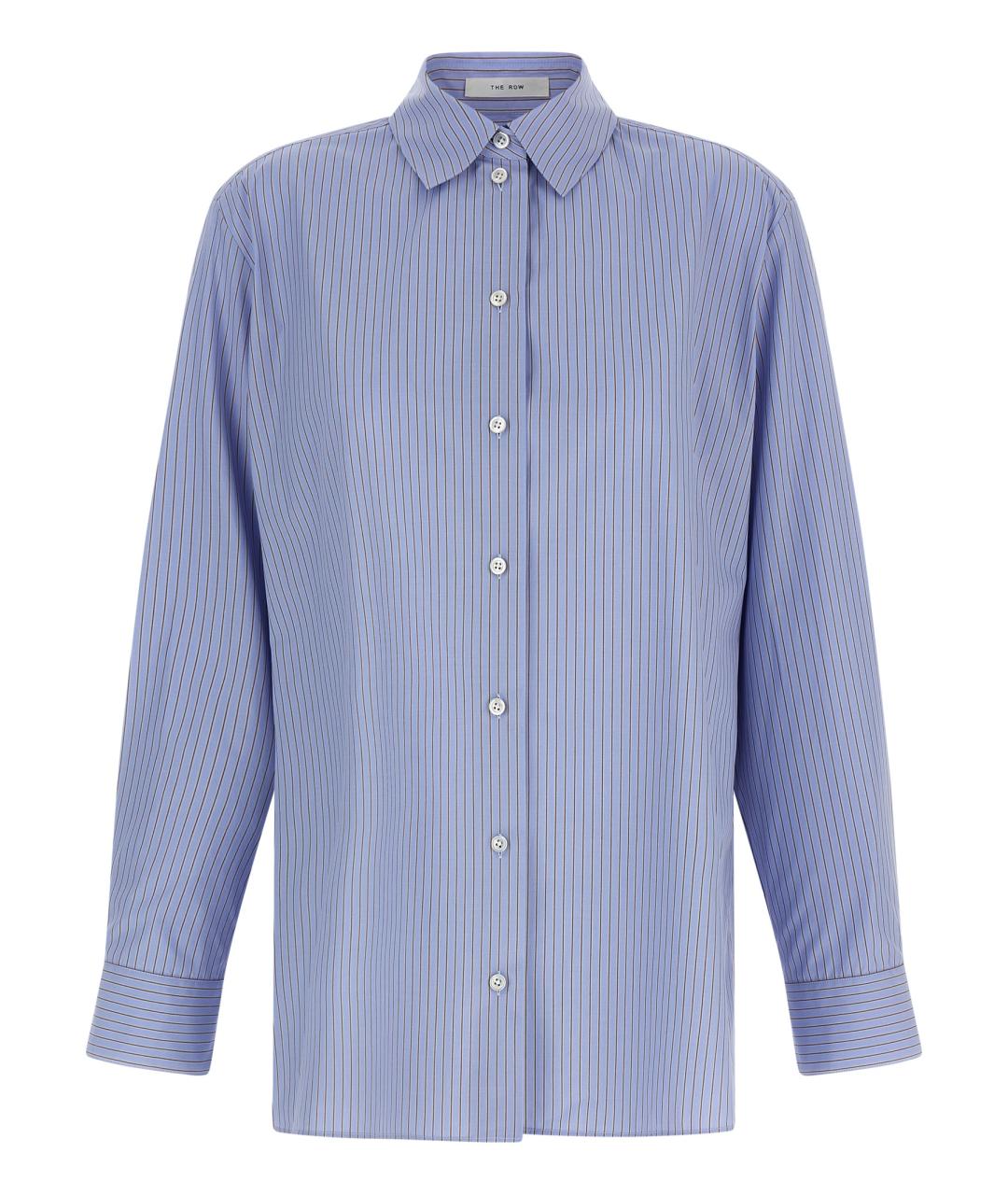 THE ROW Голубая хлопковая рубашка, фото 1