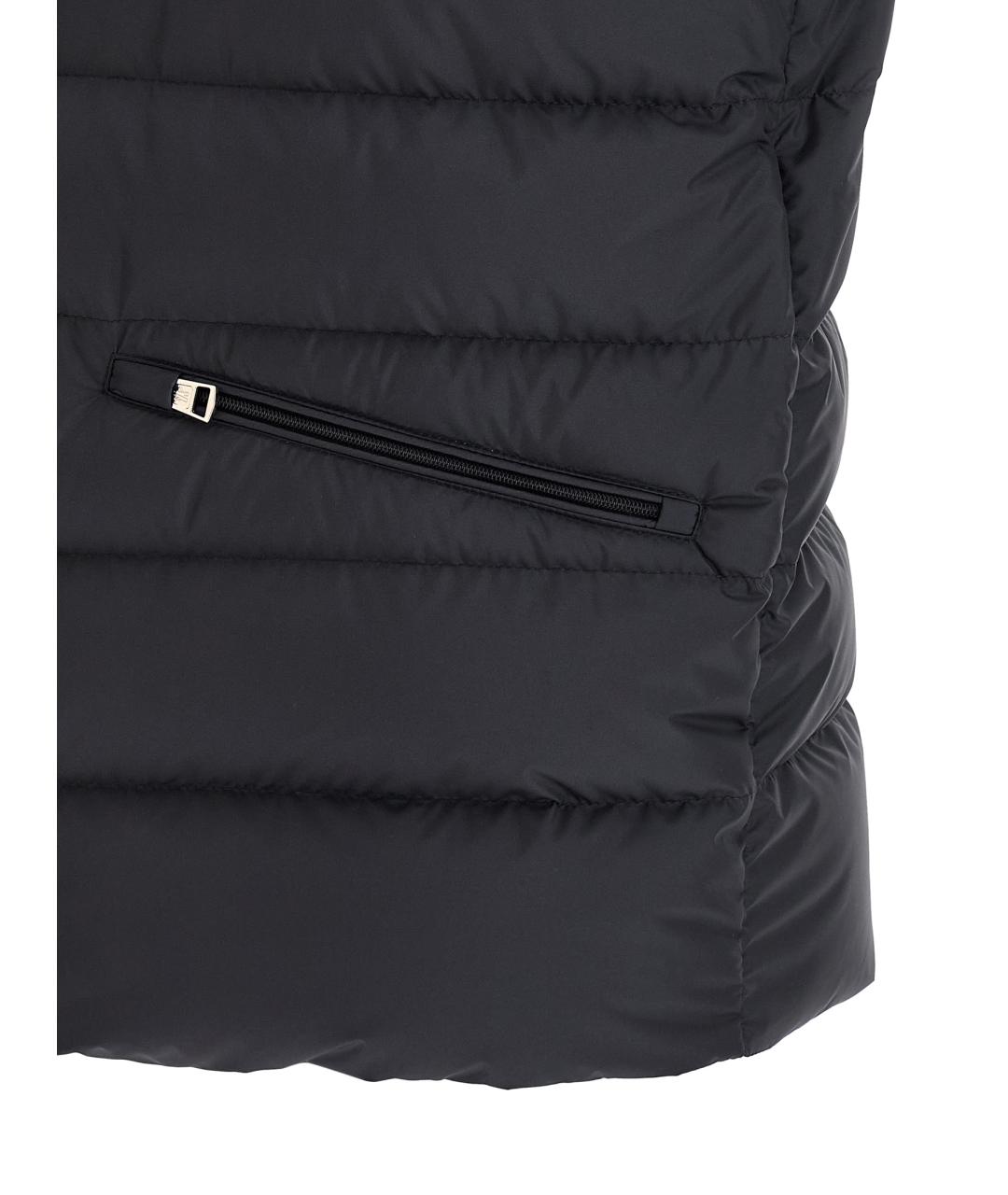 MONCLER Синий полиэстеровый жилет, фото 4