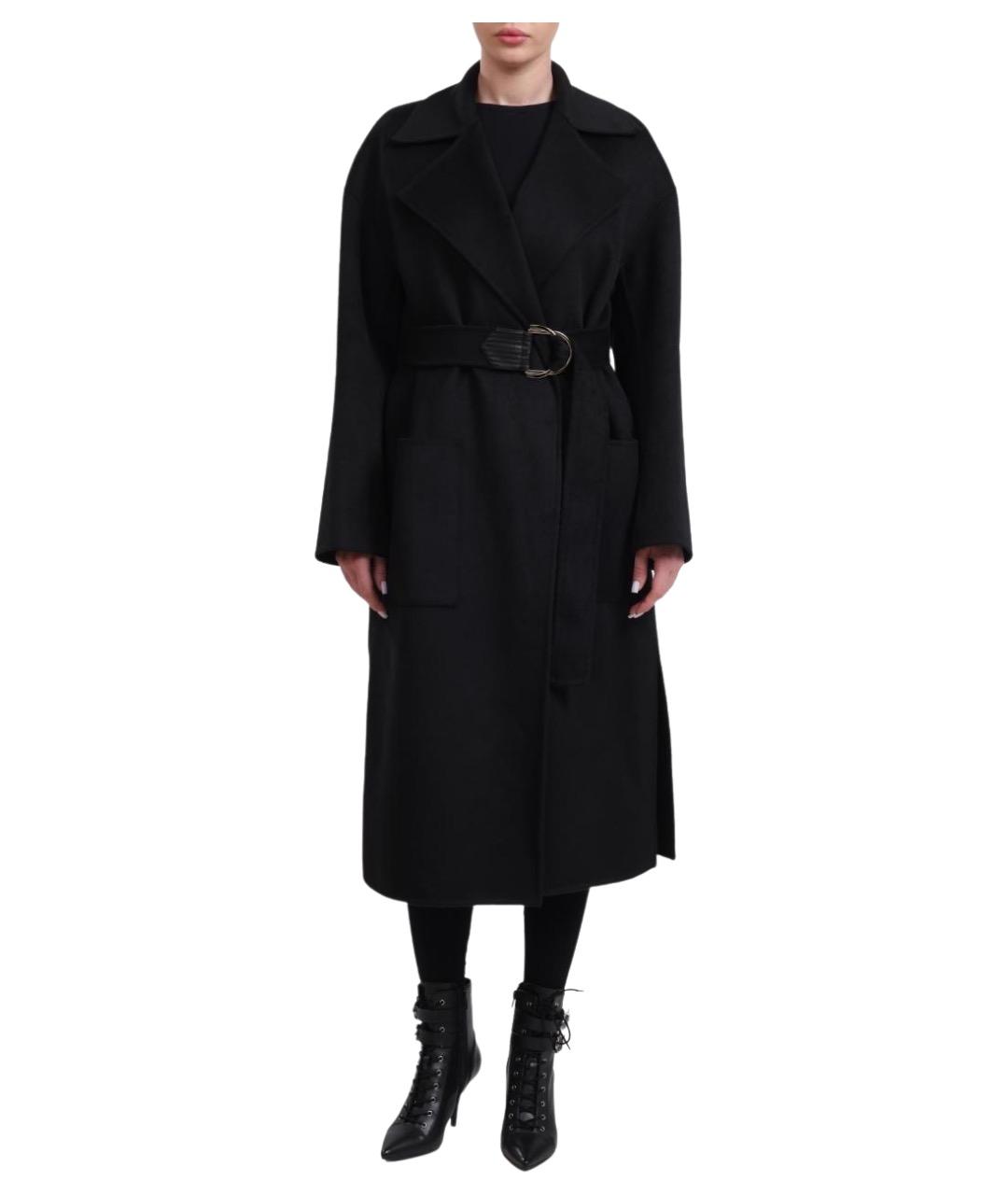 LIU JO Черное пальто, фото 1