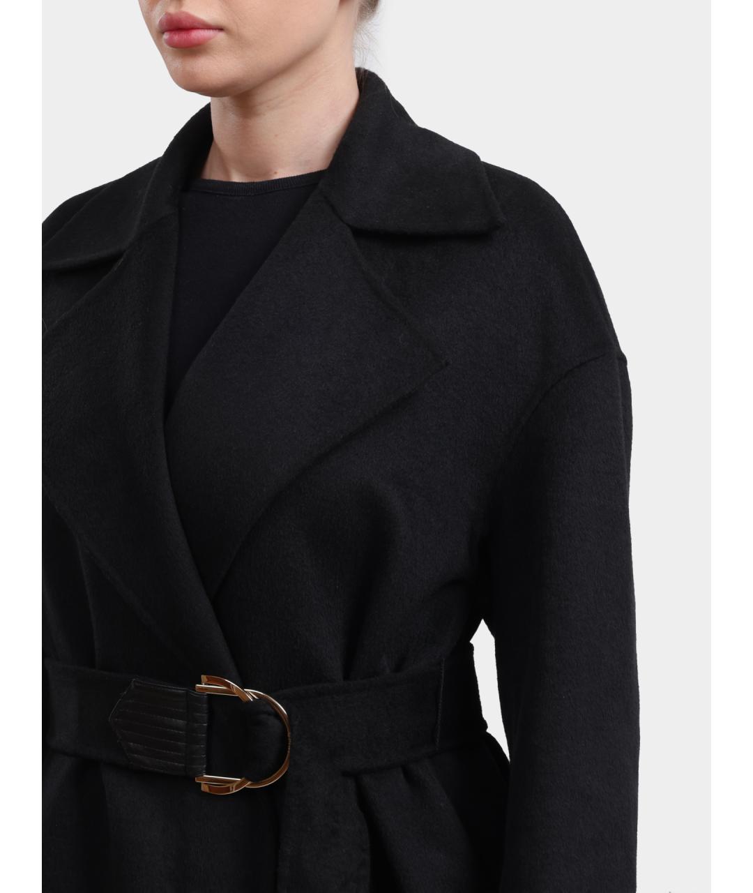 LIU JO Черное пальто, фото 4