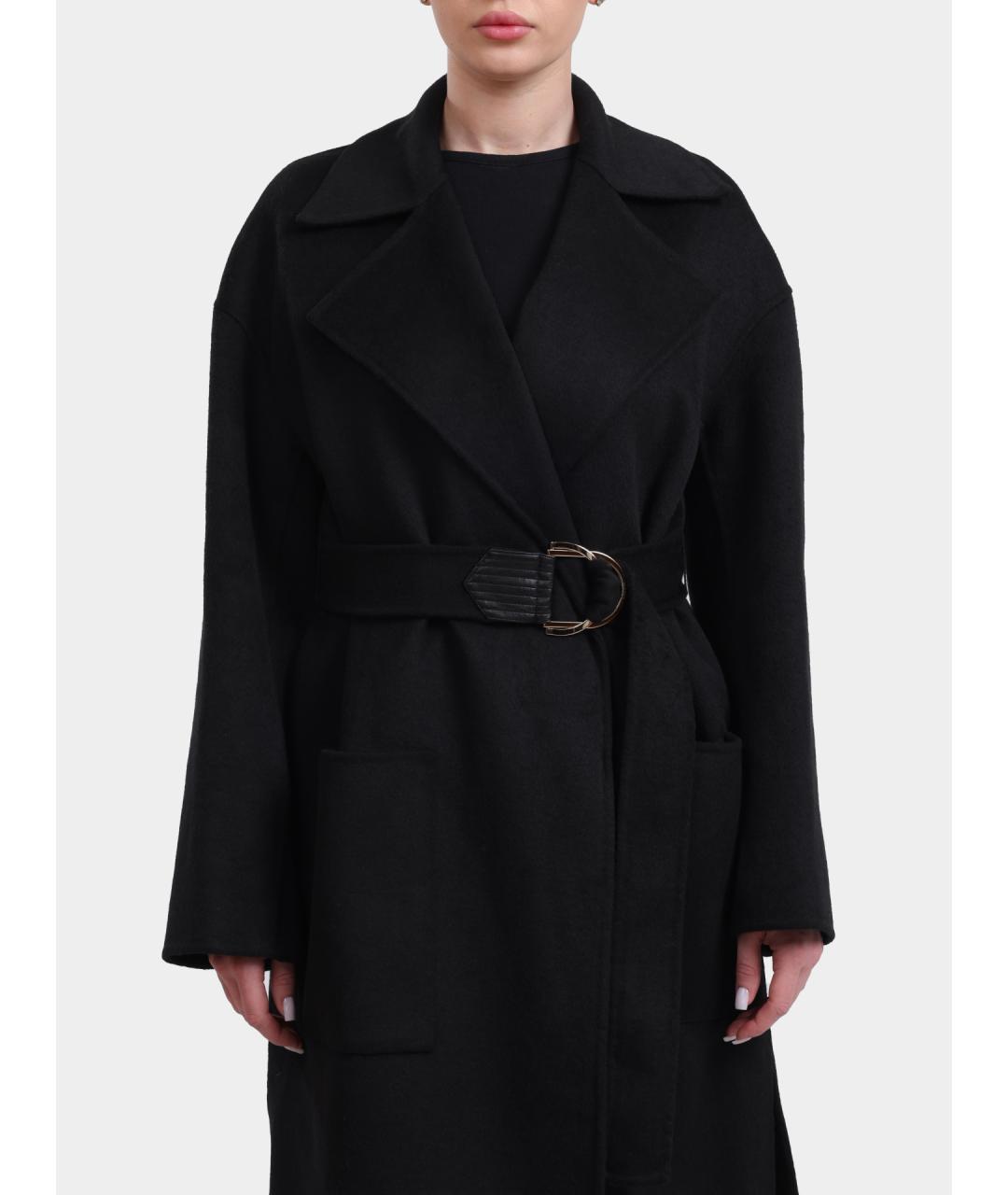 LIU JO Черное пальто, фото 2