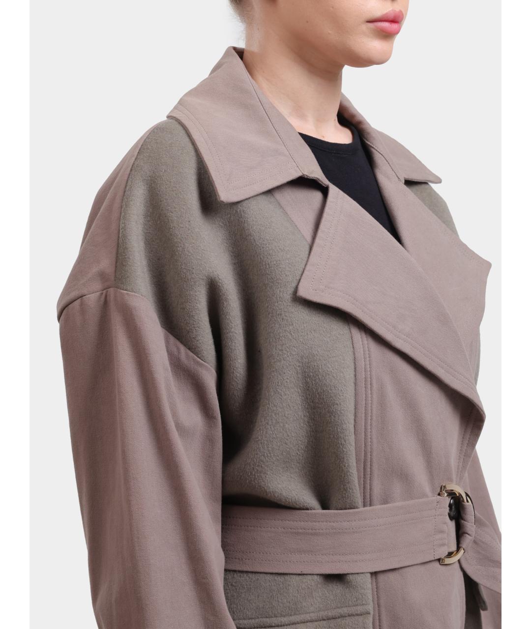 LIU JO Бежевый тренч/плащ, фото 4