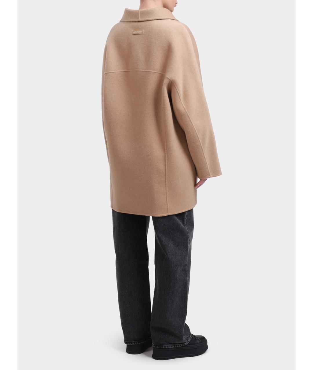 ARMANI EXCHANGE Бежевое пальто, фото 5