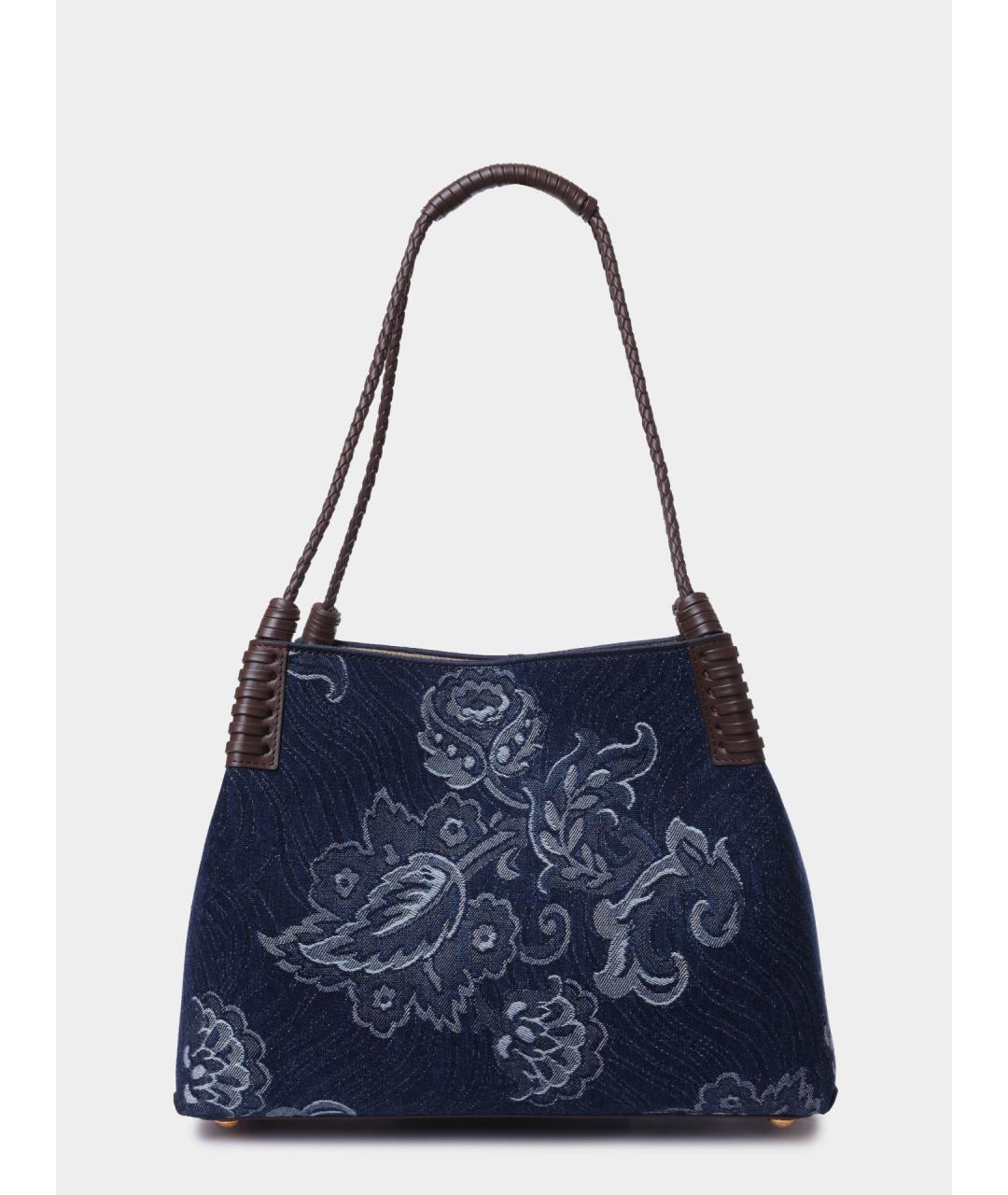 ETRO Синяя сумка тоут, фото 4