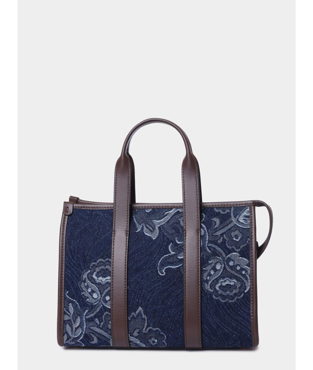 ETRO Синяя сумка тоут, фото 6