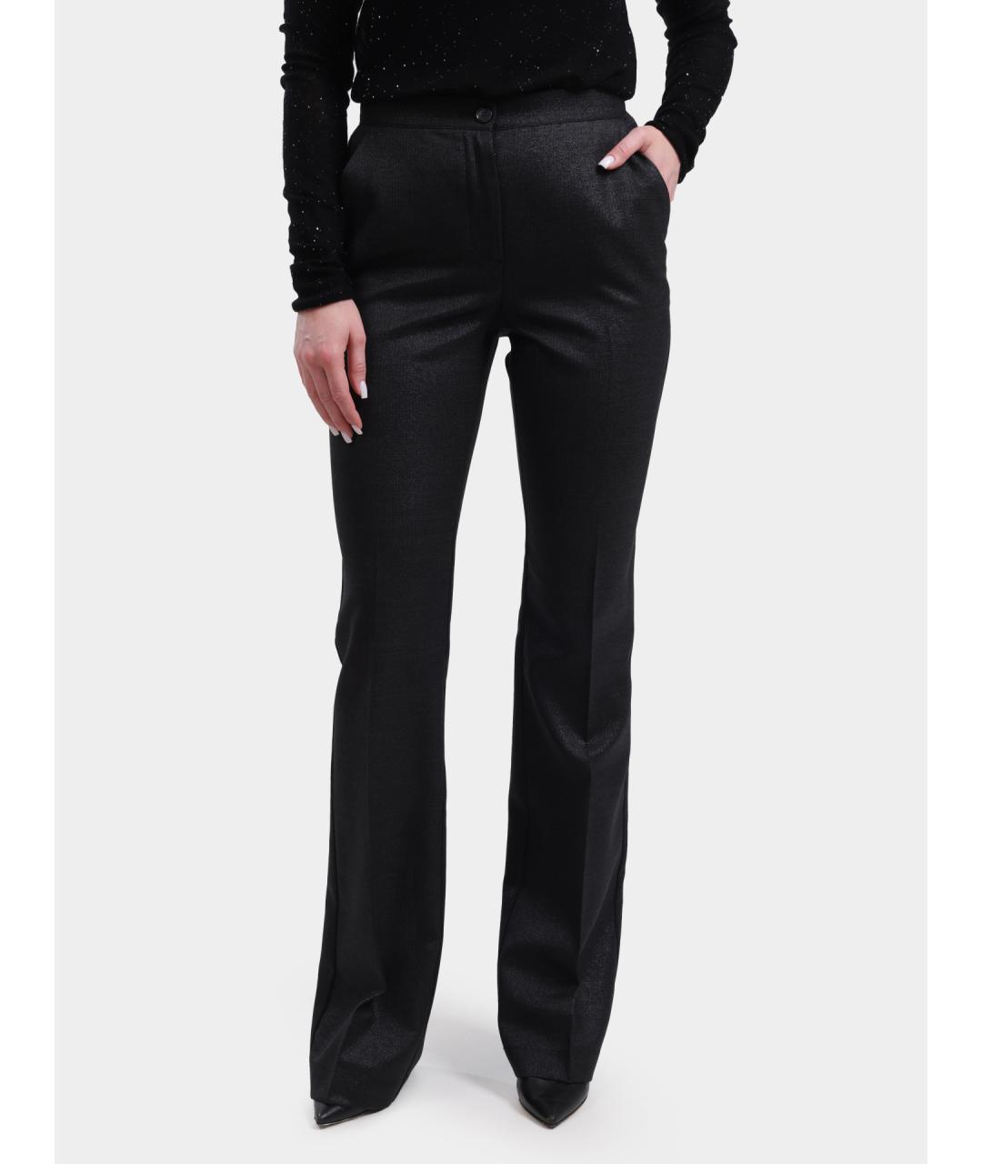 PINKO Черные прямые брюки, фото 7