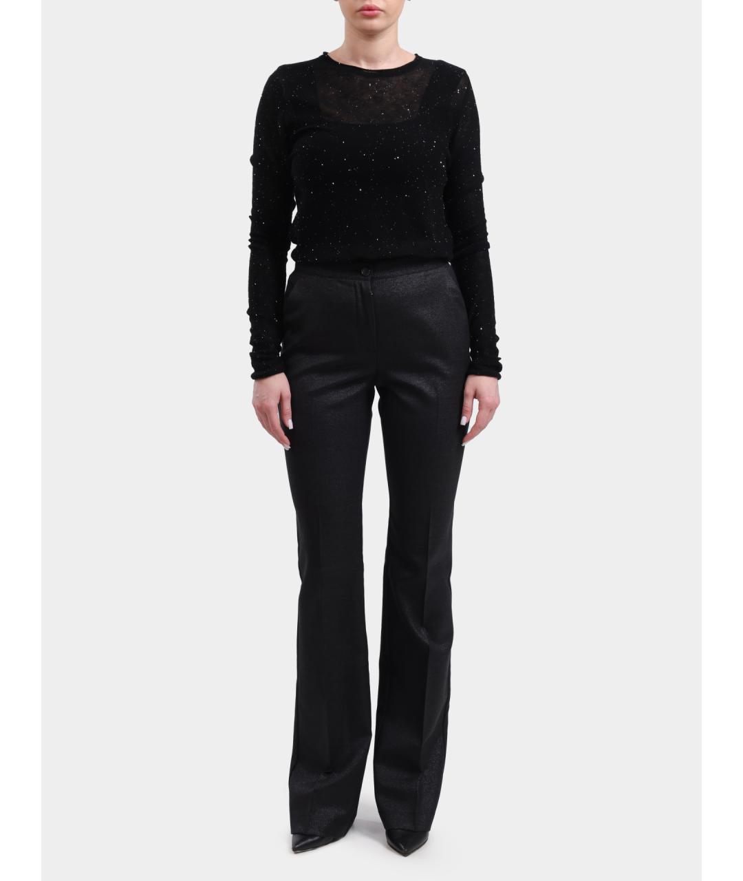 PINKO Черные прямые брюки, фото 2