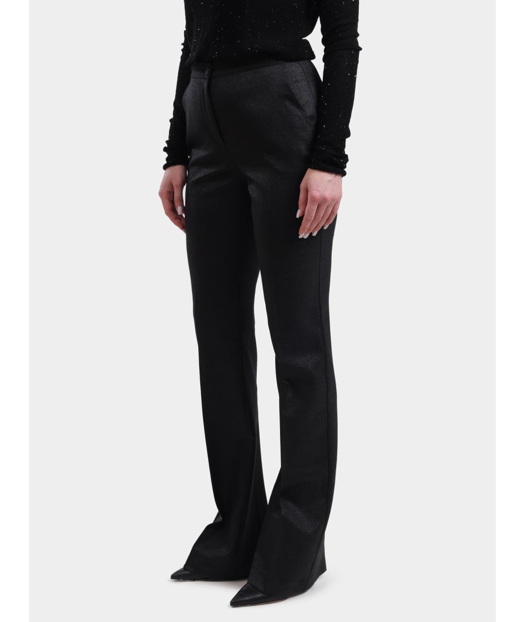 PINKO Черные прямые брюки, фото 3