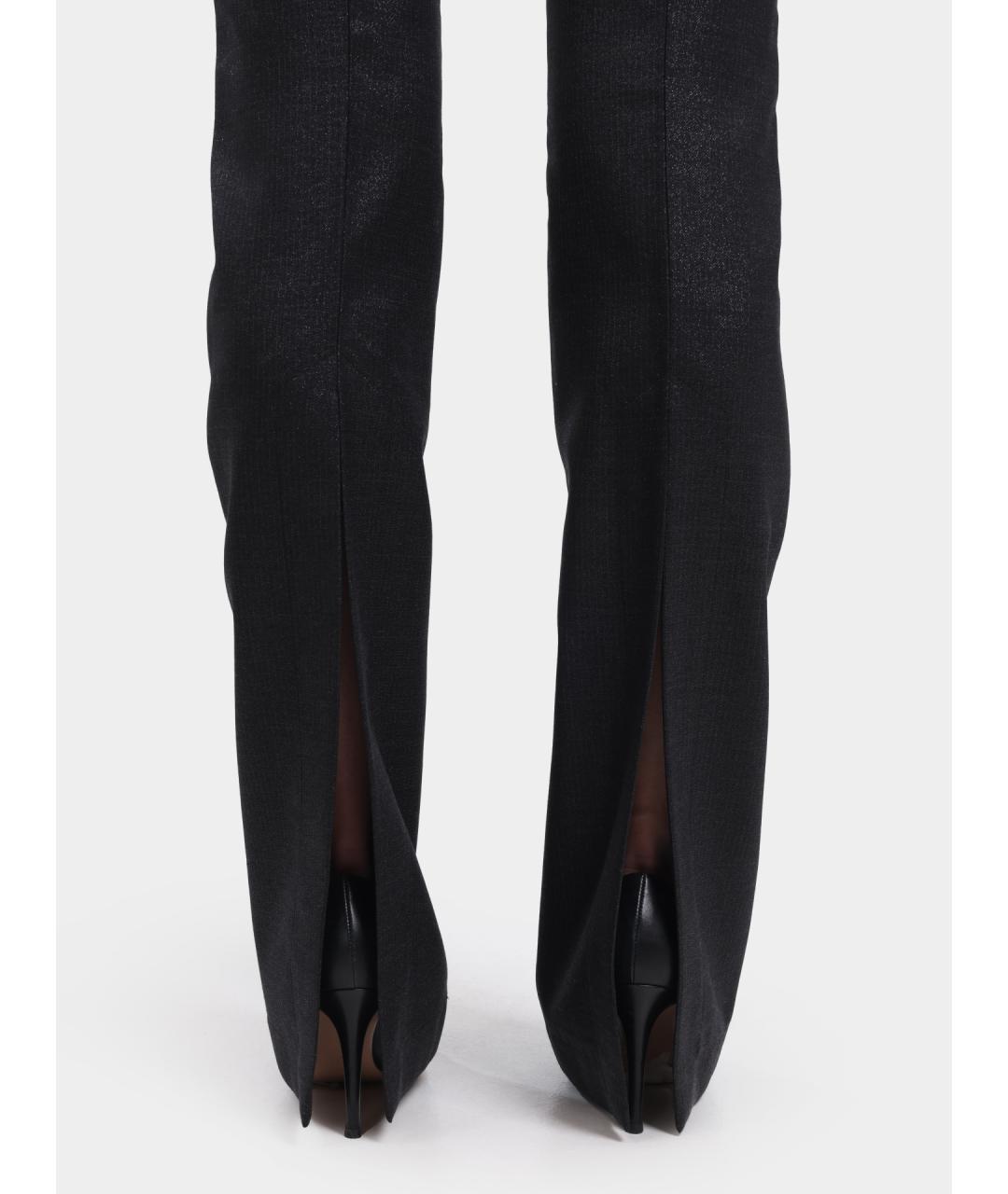 PINKO Черные прямые брюки, фото 5