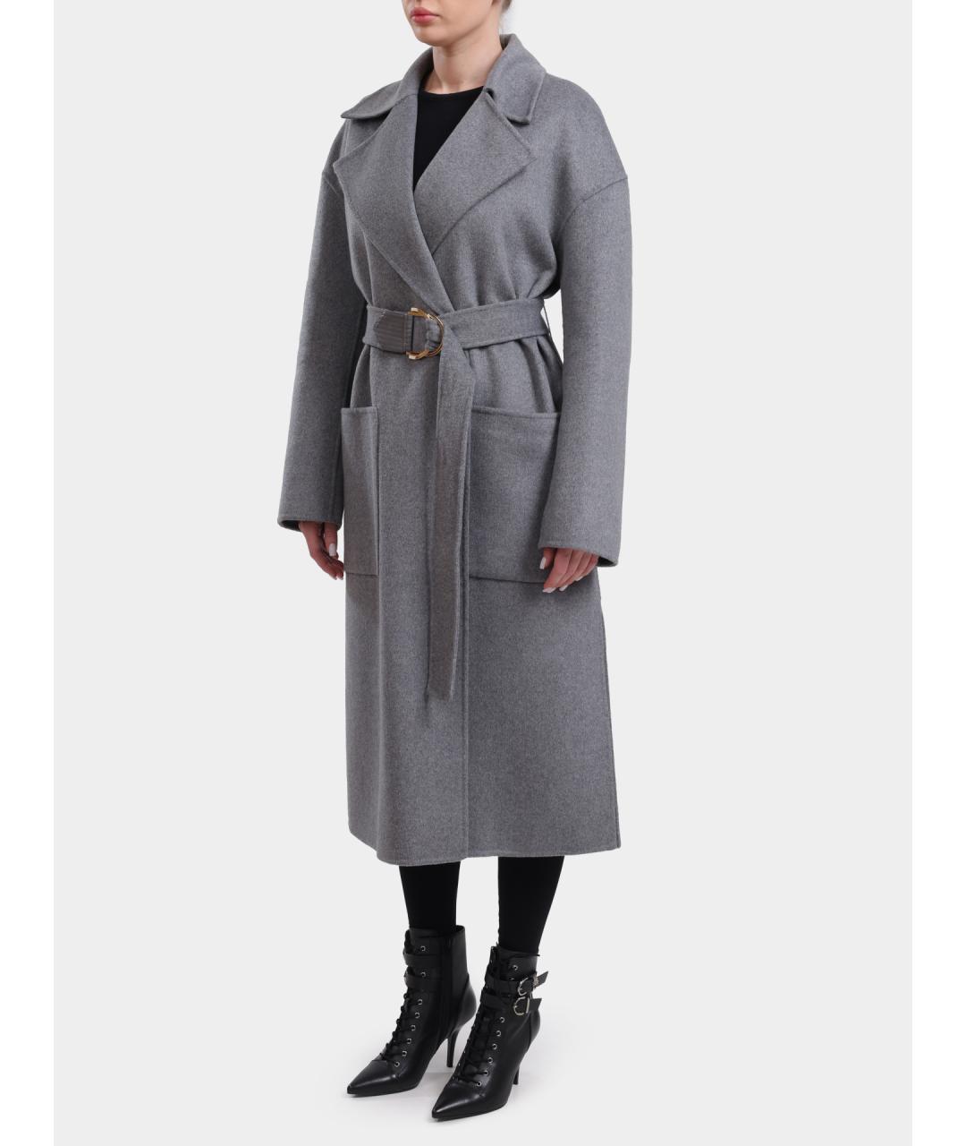 LIU JO Серое пальто, фото 3