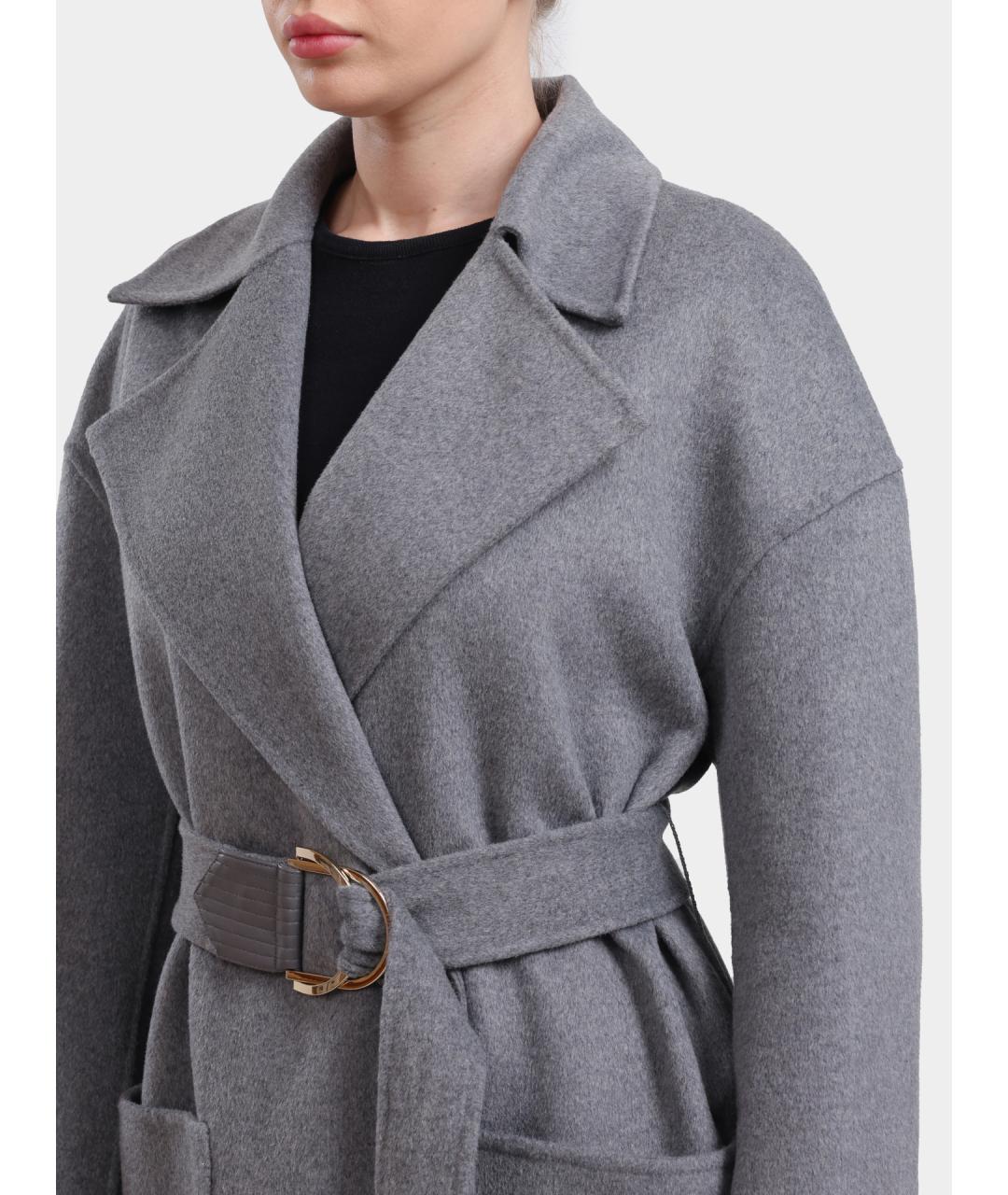 LIU JO Серое пальто, фото 4