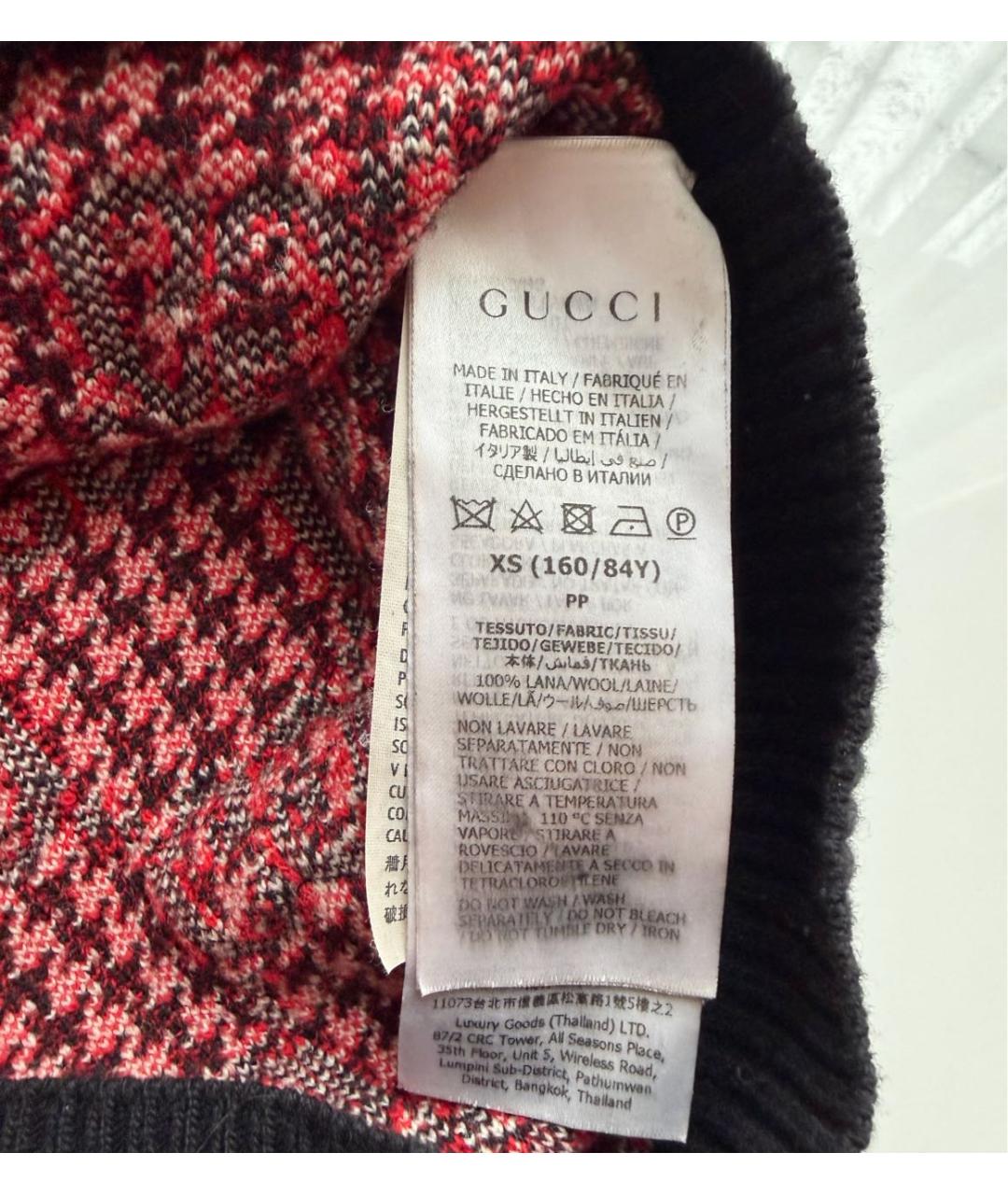 GUCCI Белый хлопковый джемпер / свитер, фото 4