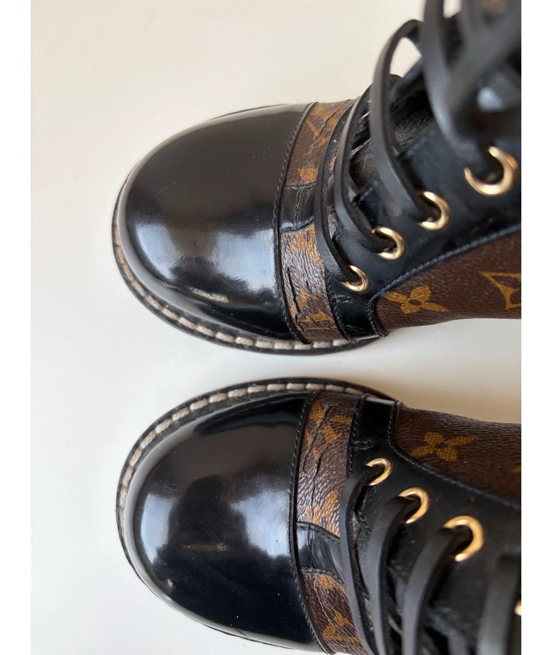 LOUIS VUITTON Коричневые ботильоны, фото 7