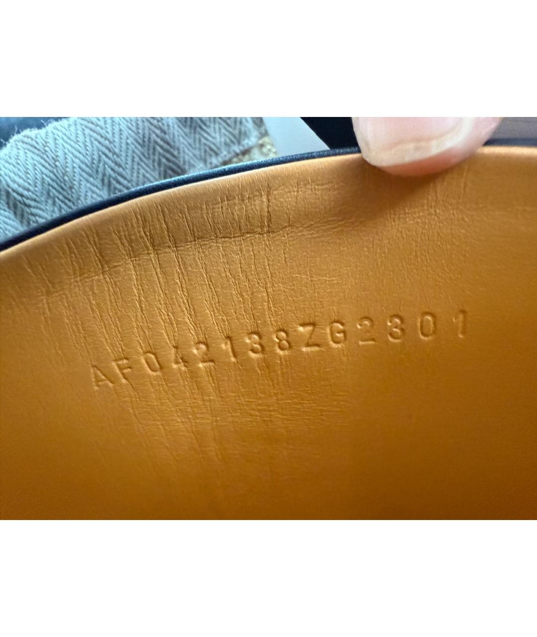 HERMES Черные кожаные сапоги, фото 6