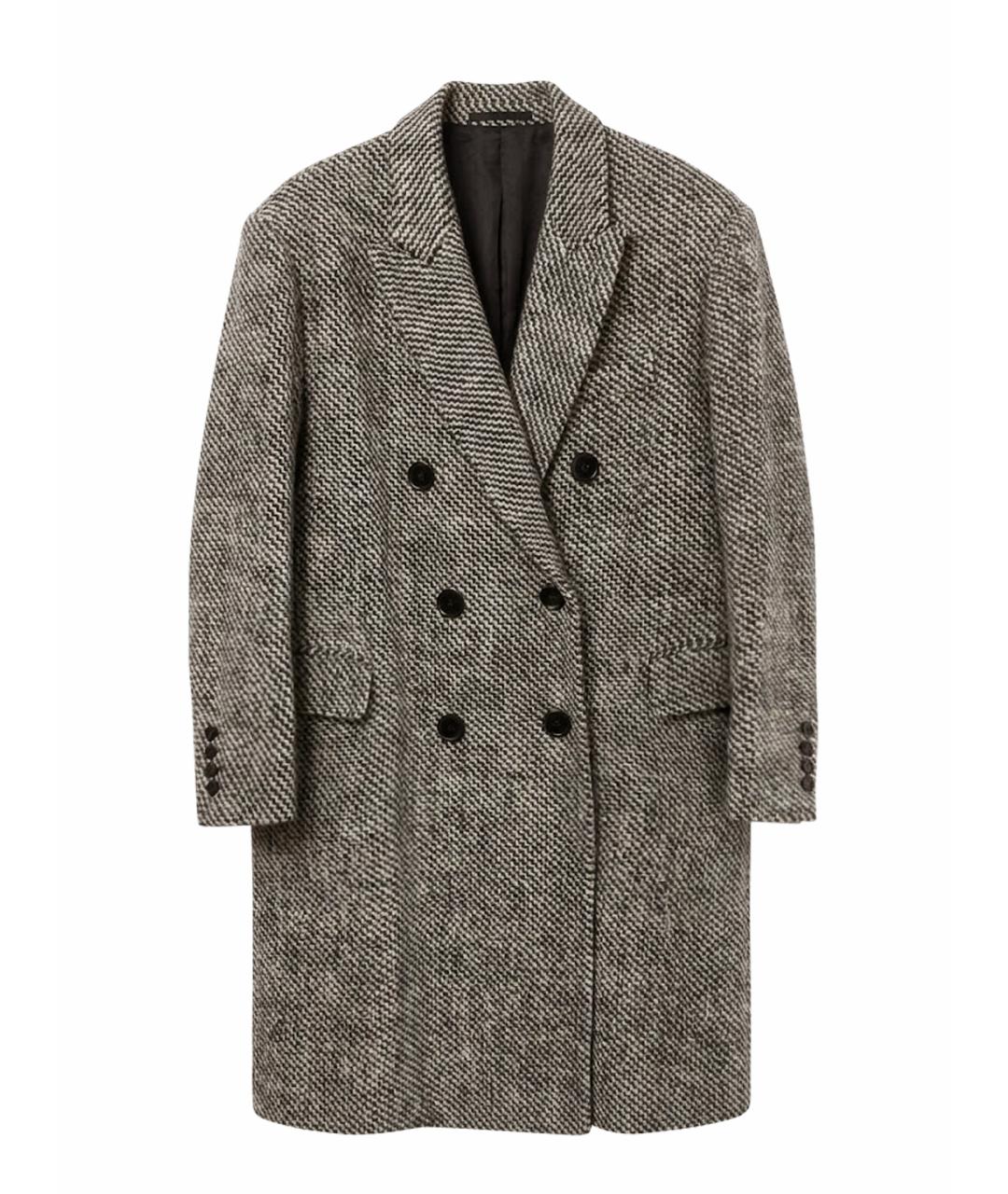 ISABEL MARANT Серое шерстяное пальто, фото 1