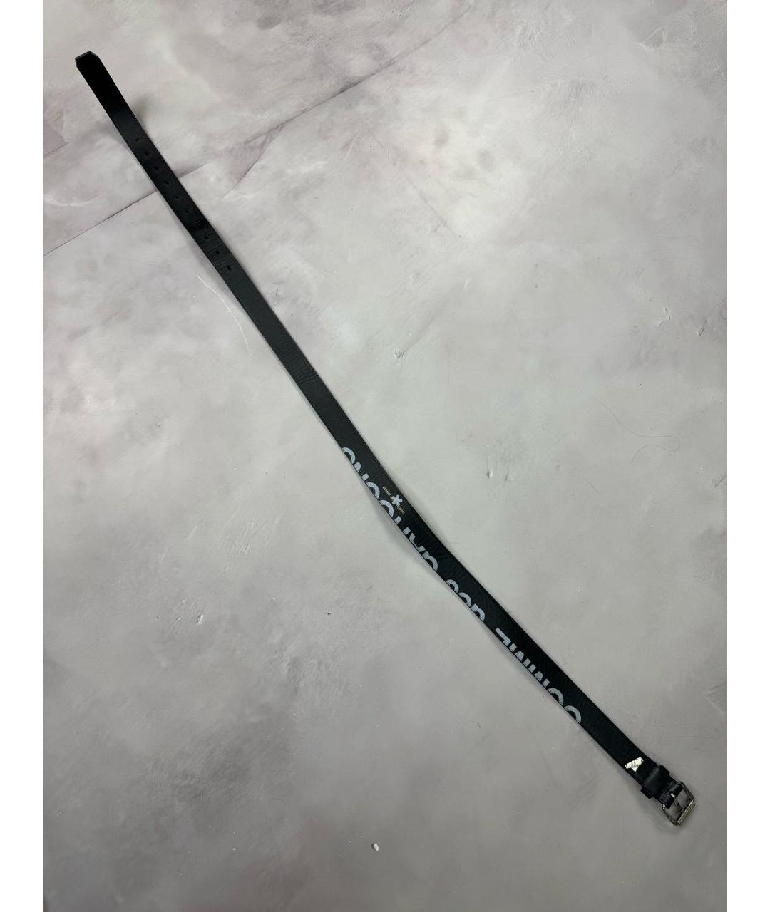 COMME DES GARÇONS Черный кожаный ремень, фото 6