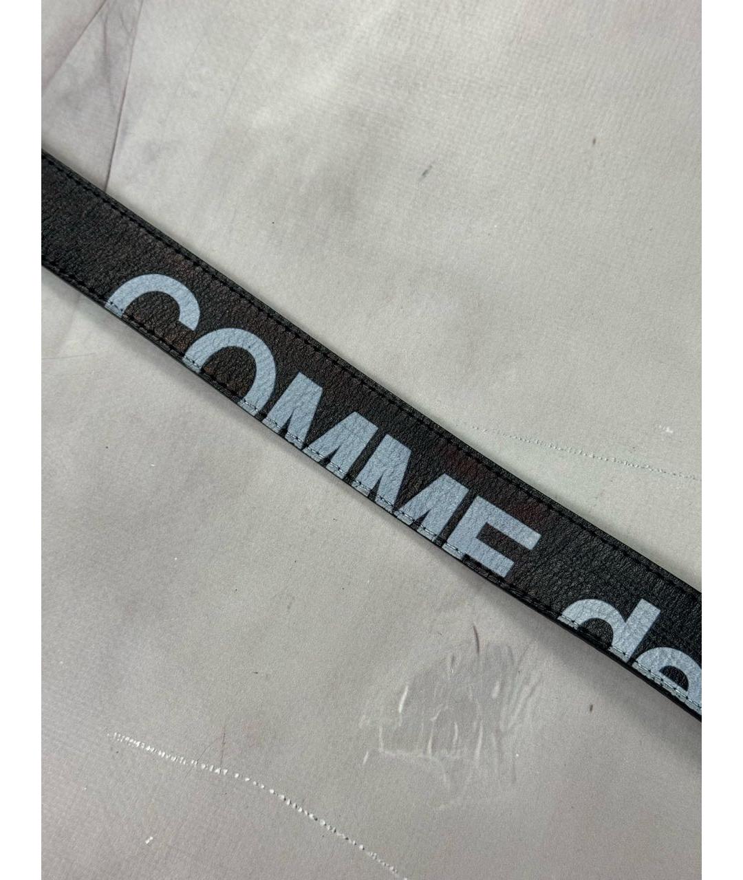 COMME DES GARÇONS Черный кожаный ремень, фото 2