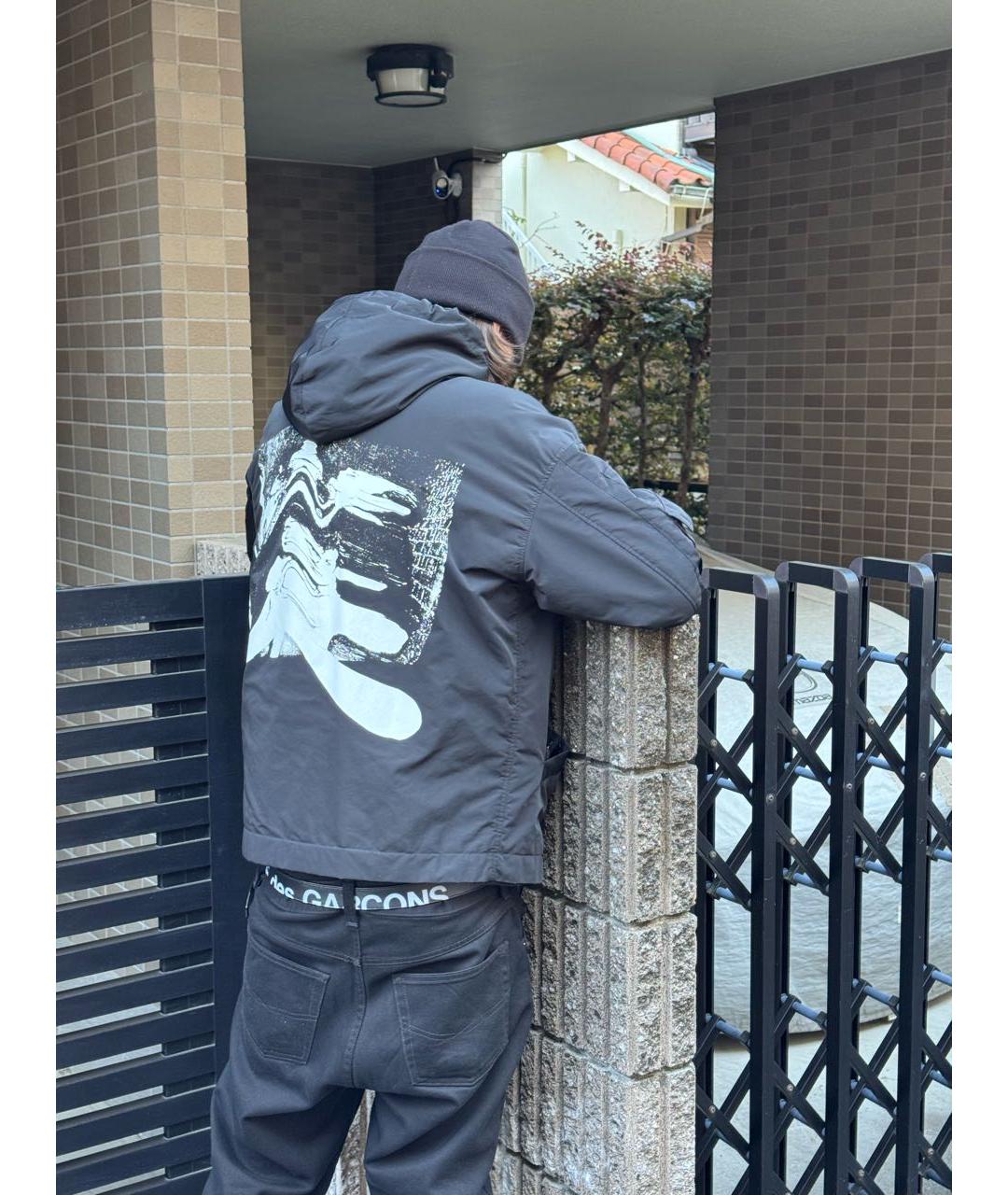 COMME DES GARÇONS Черный кожаный ремень, фото 8