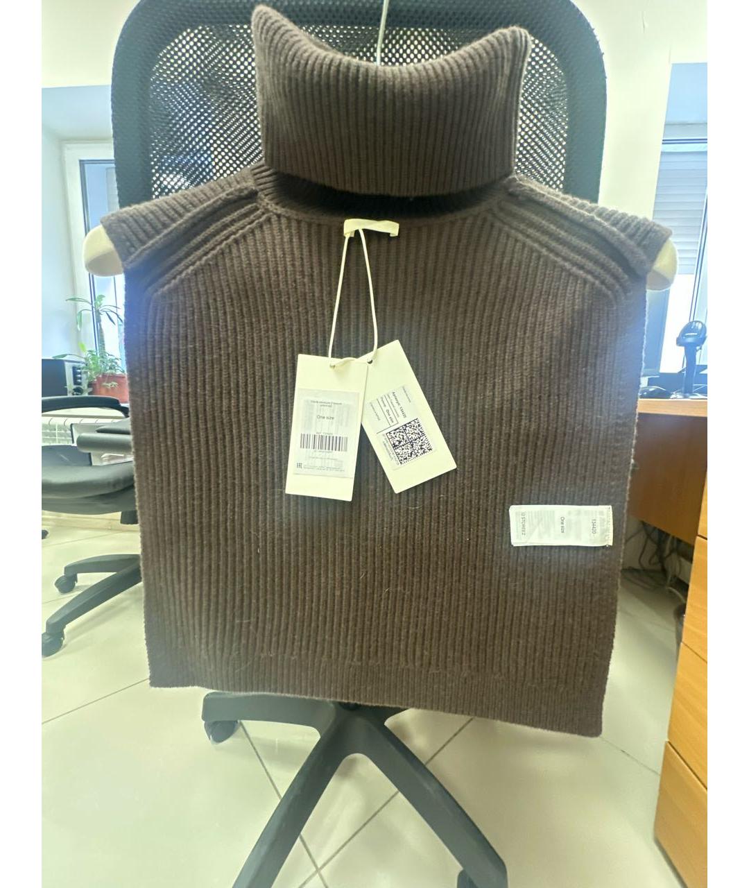 12 STOREEZ Коричневая шерстяная водолазка, фото 3