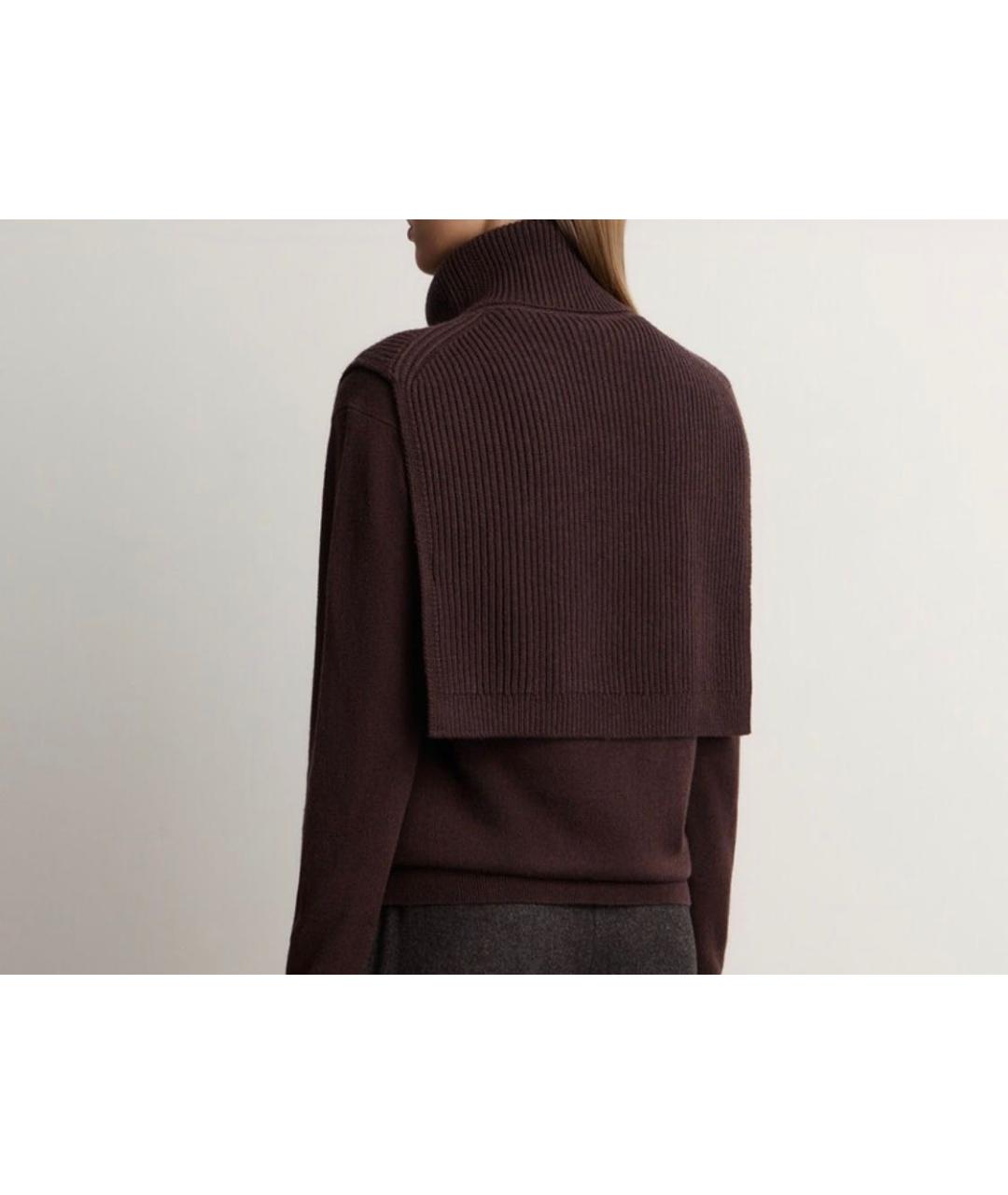 12 STOREEZ Коричневая шерстяная водолазка, фото 5