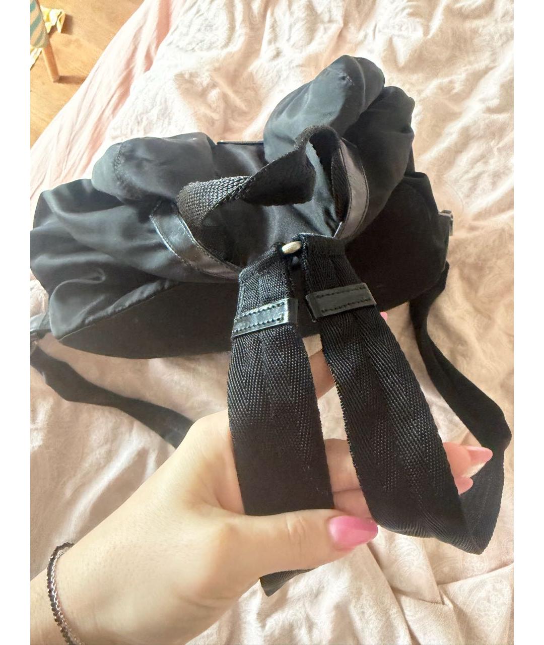 PRADA Черный рюкзак, фото 2