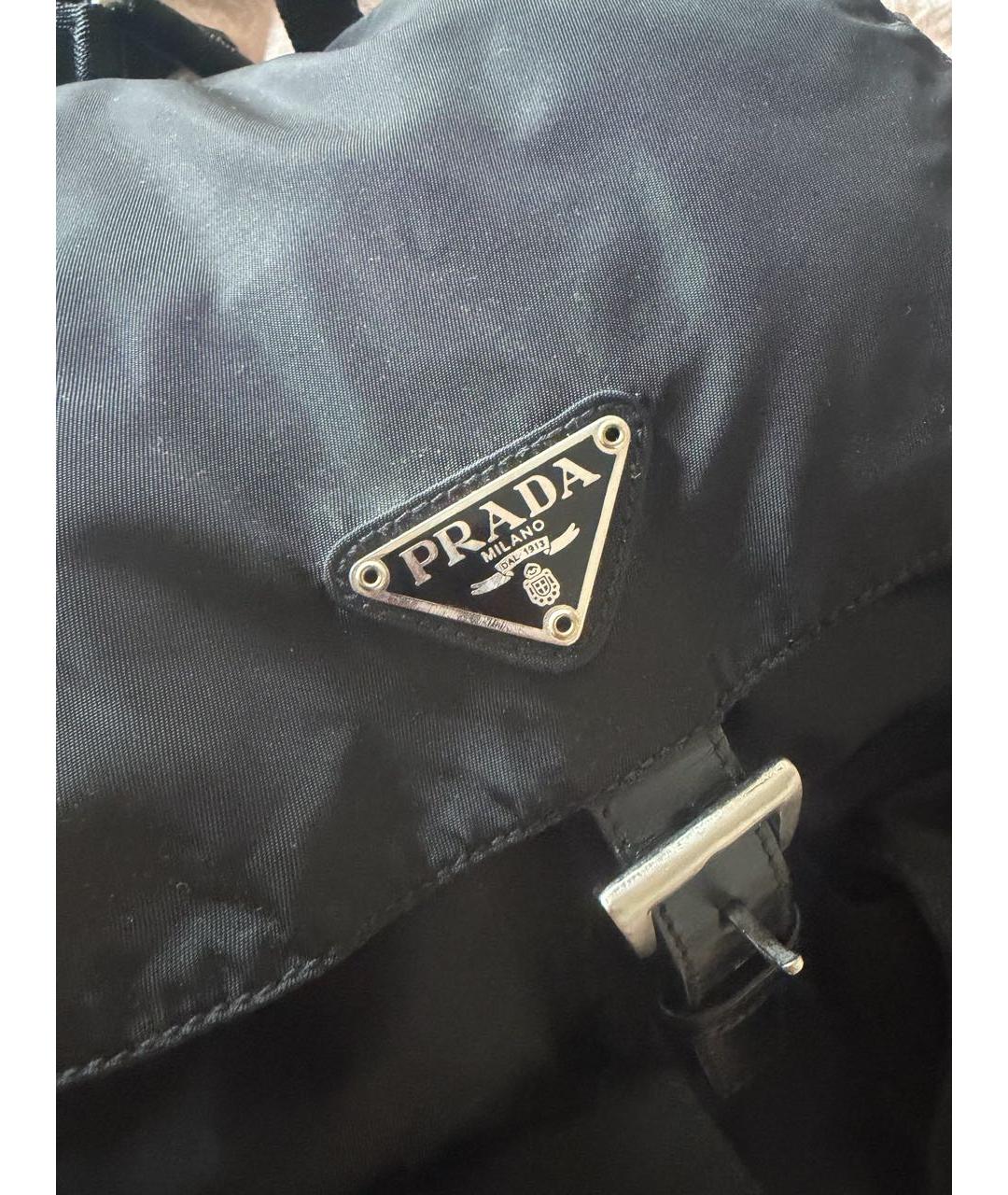PRADA Черный рюкзак, фото 3