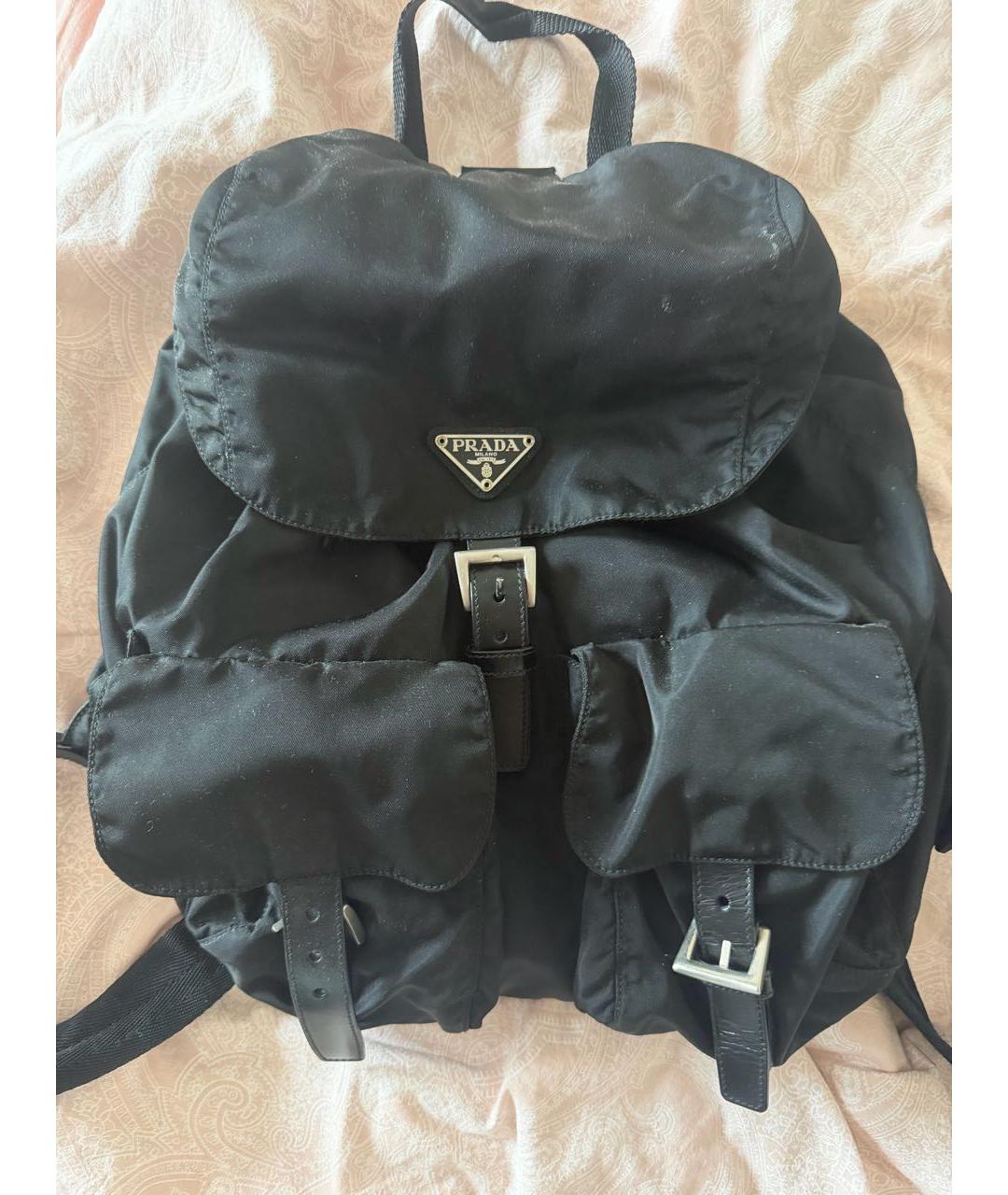 PRADA Черный рюкзак, фото 5