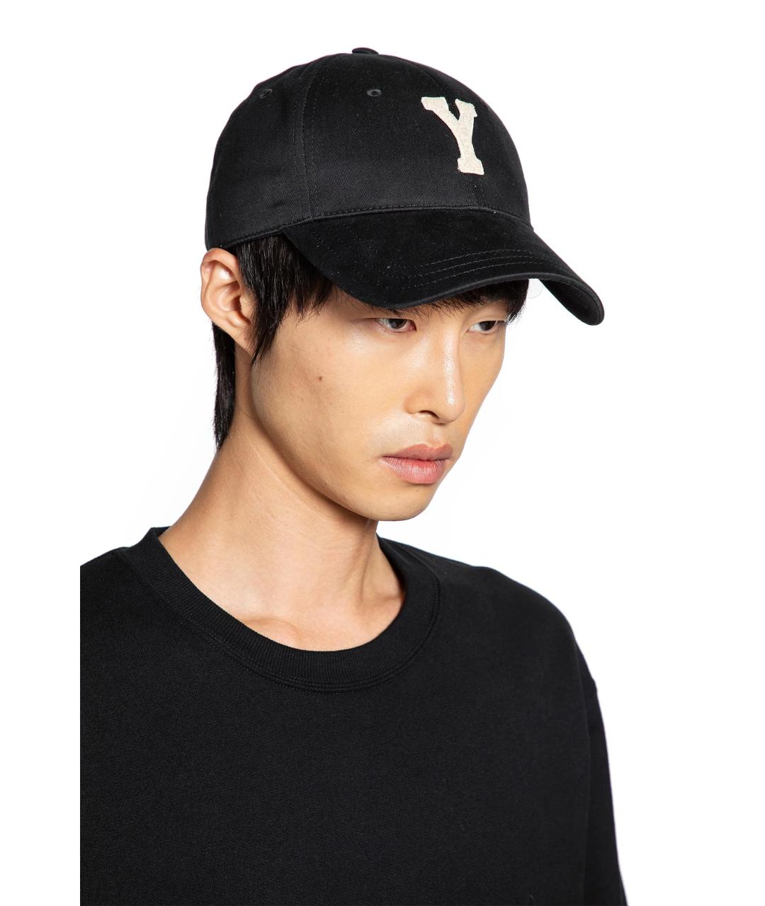 SAINT LAURENT Черная хлопковая кепка/бейсболка, фото 4
