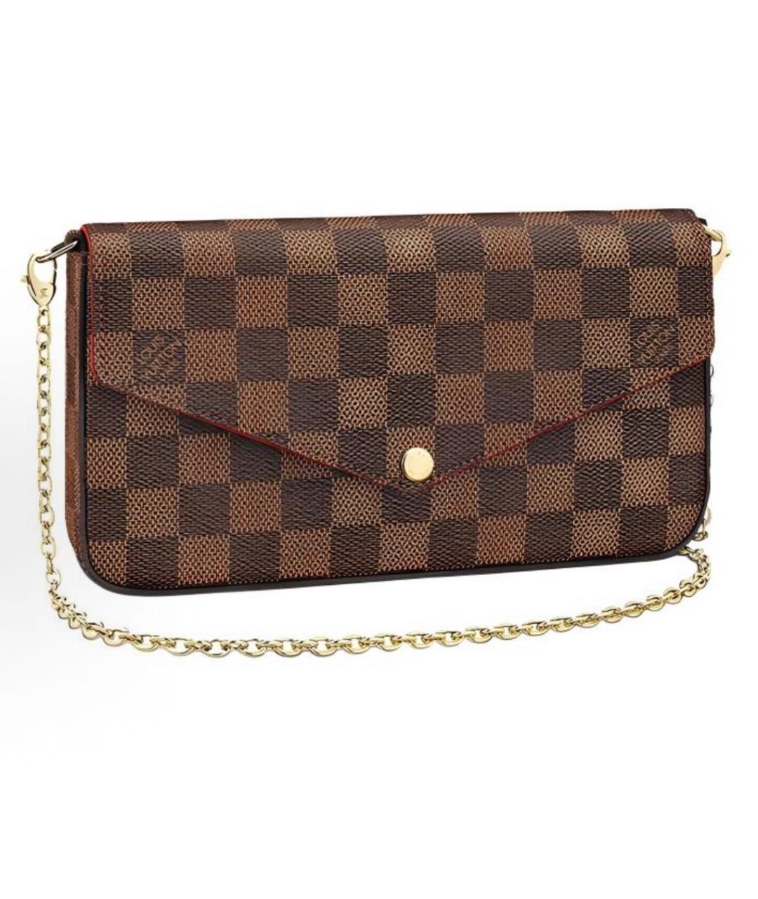 LOUIS VUITTON Коричневая сумка через плечо, фото 8