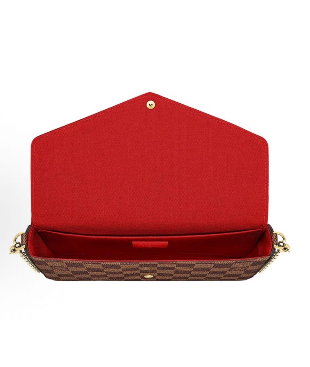 LOUIS VUITTON Коричневая сумка через плечо, фото 3