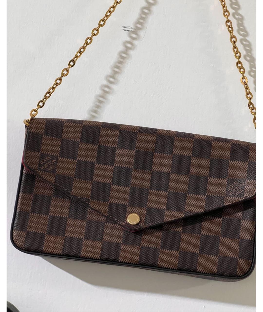 LOUIS VUITTON Коричневая сумка через плечо, фото 7