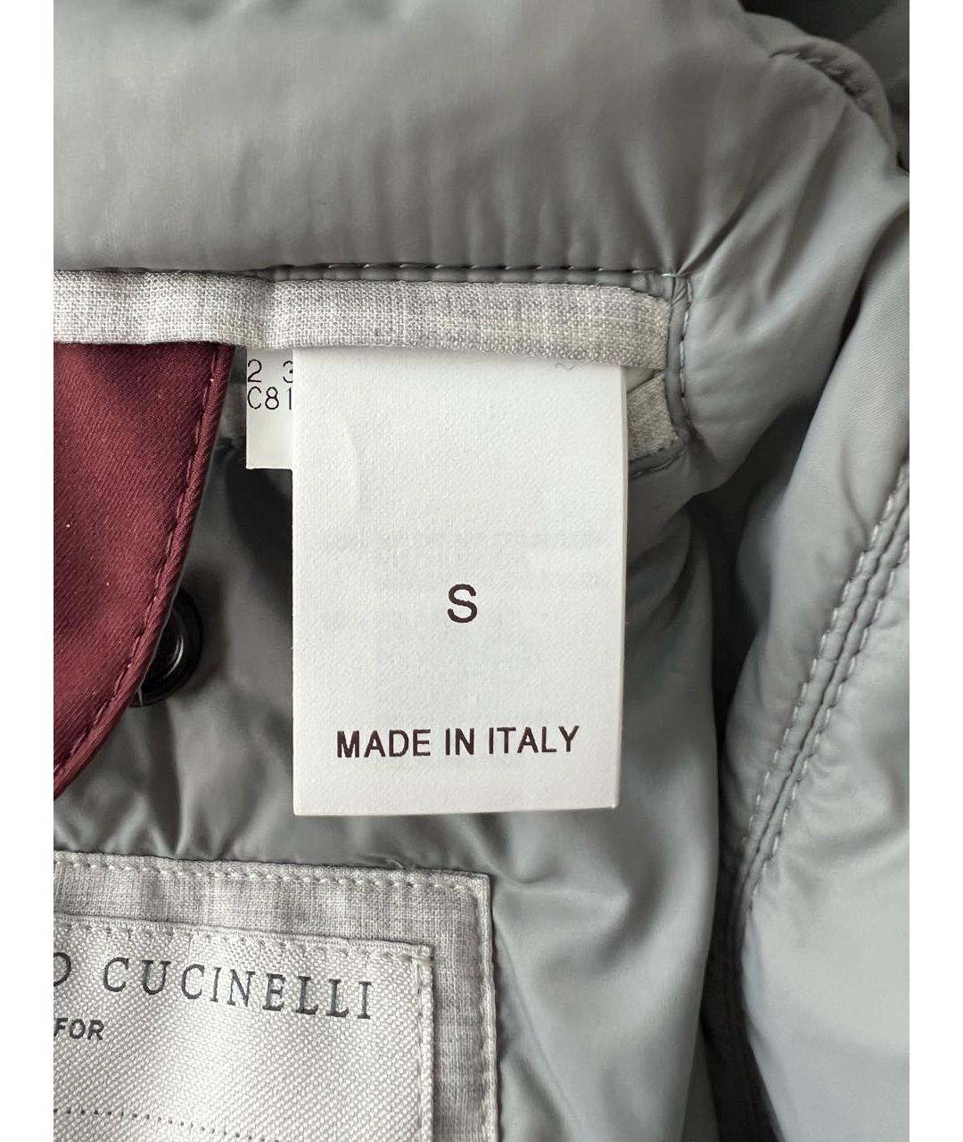 BRUNELLO CUCINELLI Бордовая полиэстеровая куртка, фото 5