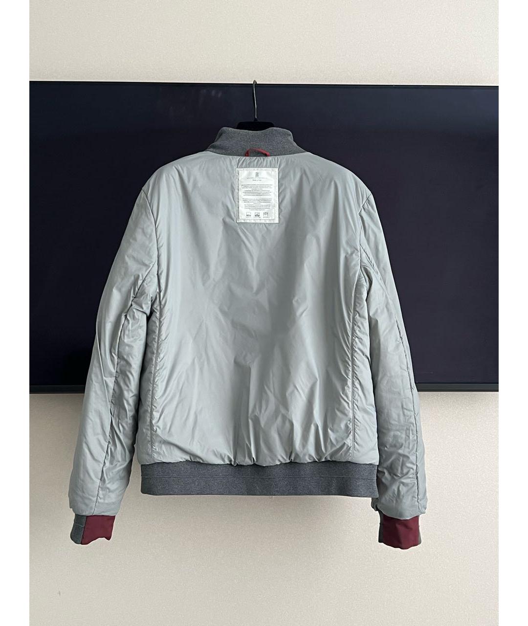 BRUNELLO CUCINELLI Бордовая полиэстеровая куртка, фото 3