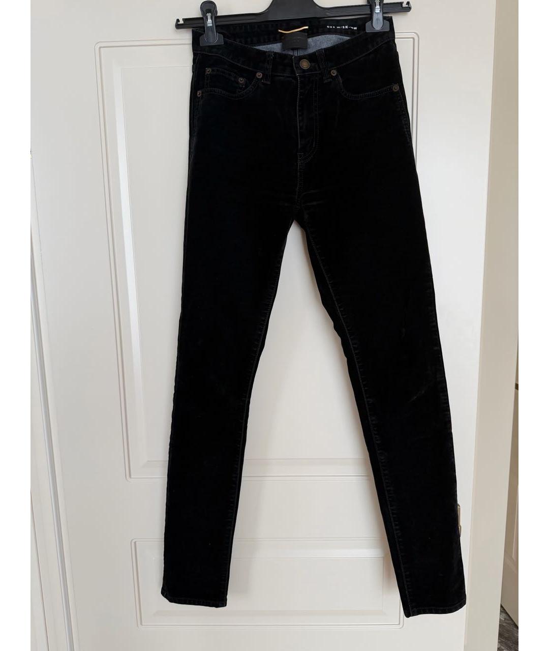 SAINT LAURENT Черные джинсы слим, фото 7