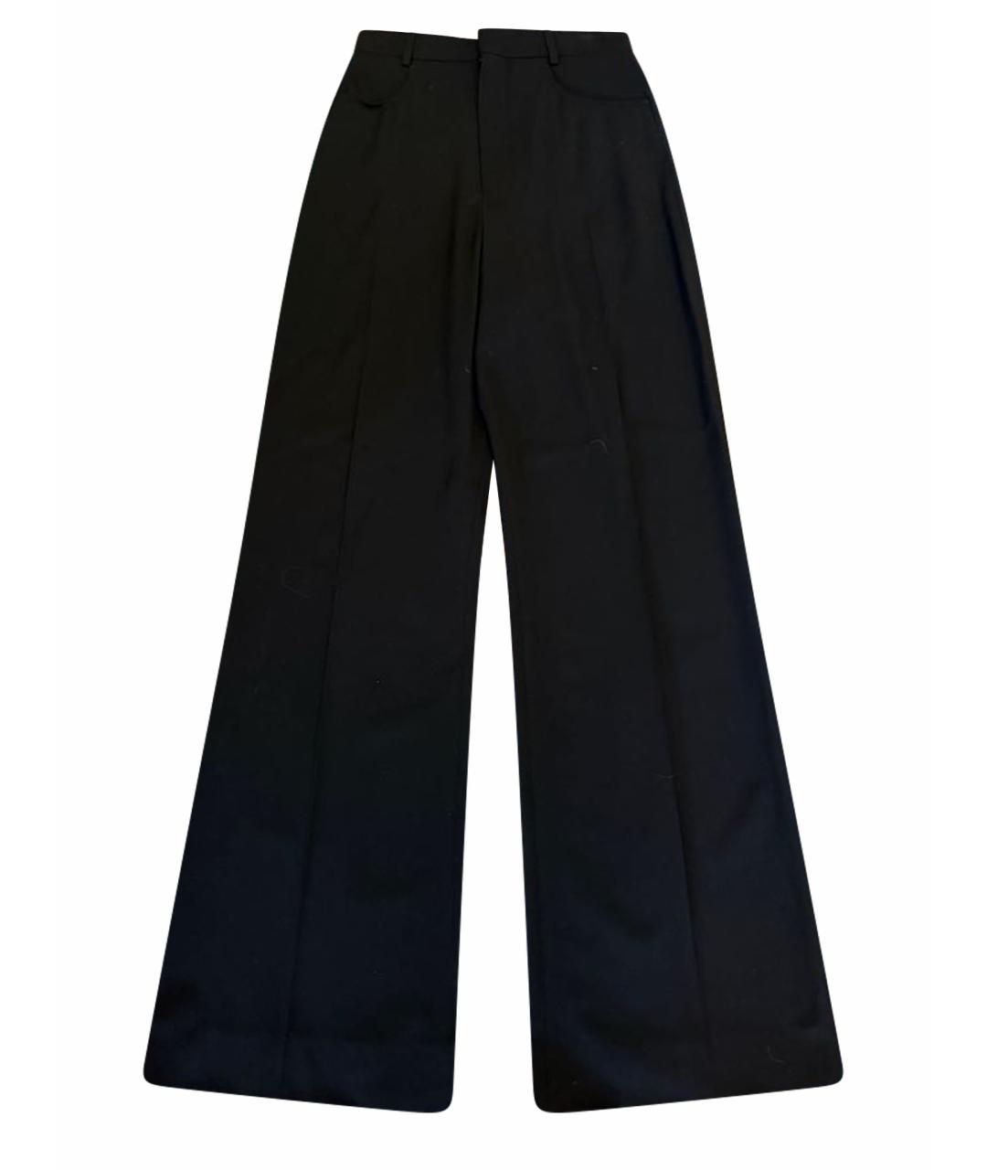 JACQUEMUS Черные шерстяные брюки широкие, фото 1