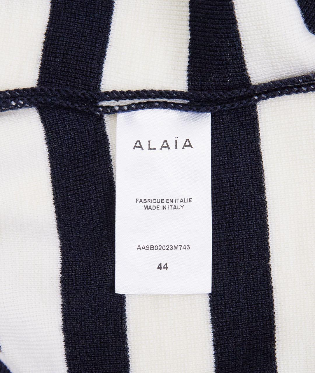 ALAIA Черный шерстяной джемпер / свитер, фото 4