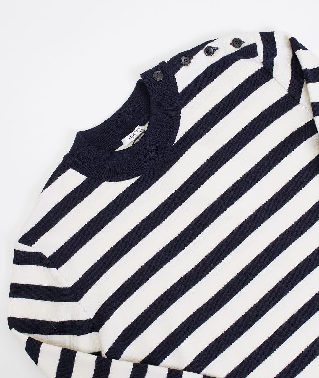 ALAIA Черный шерстяной джемпер / свитер, фото 3