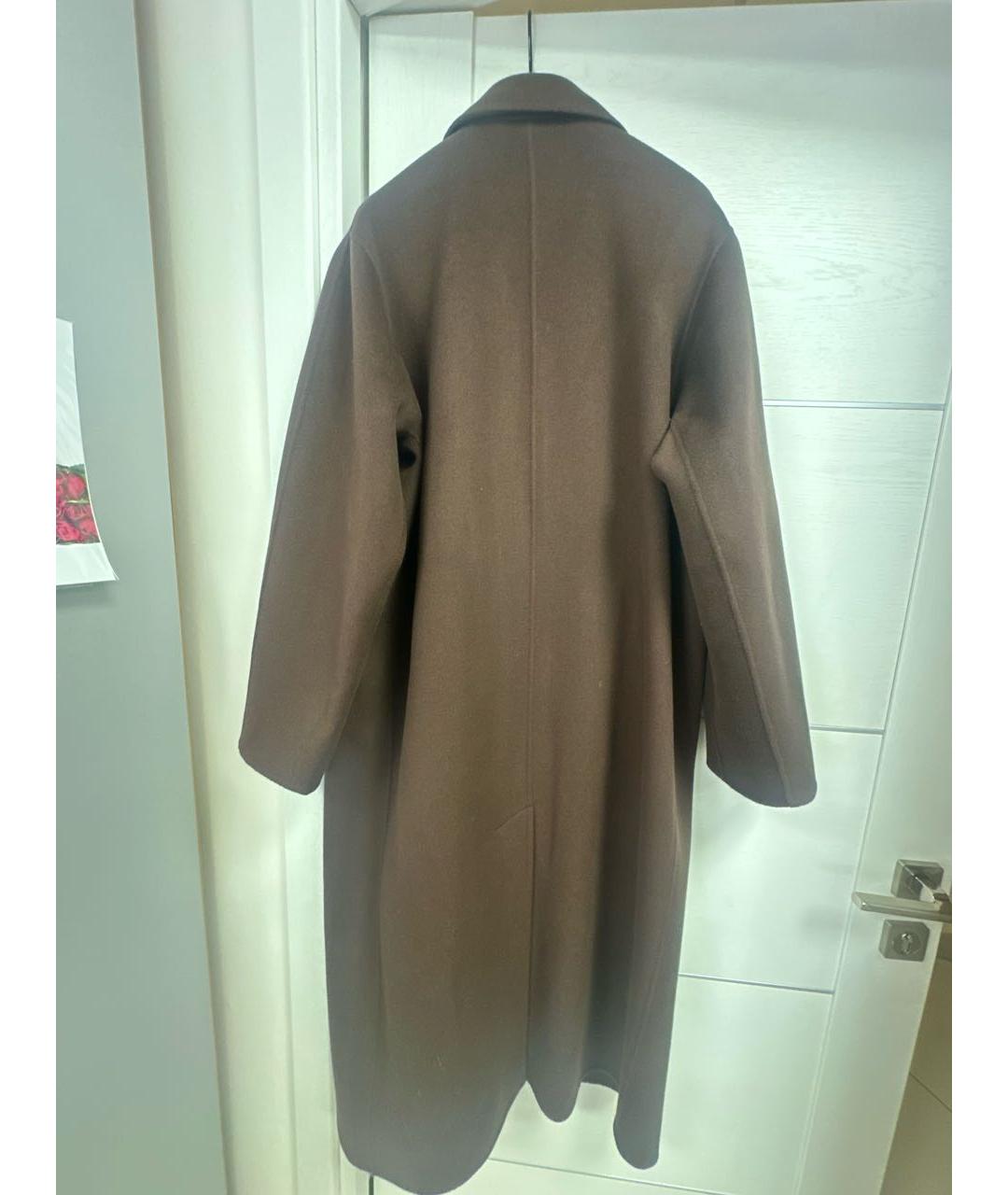 12 STOREEZ Коричневое шерстяное пальто, фото 2