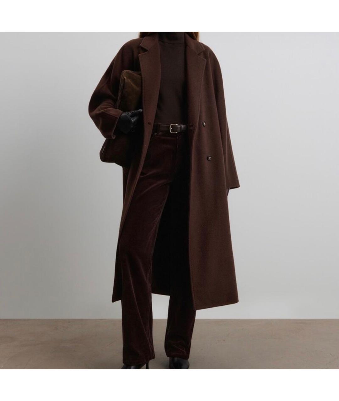 12 STOREEZ Коричневое шерстяное пальто, фото 5