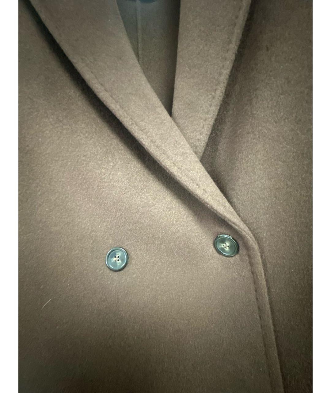 12 STOREEZ Коричневое шерстяное пальто, фото 4