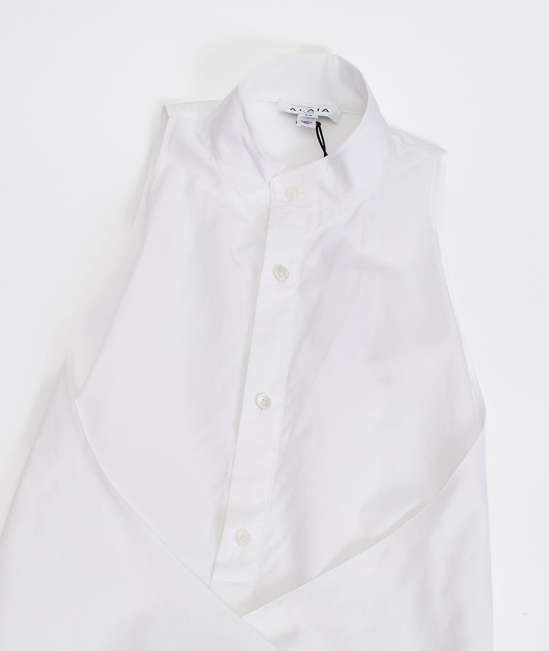 ALAIA Белое хлопковое повседневное платье, фото 3